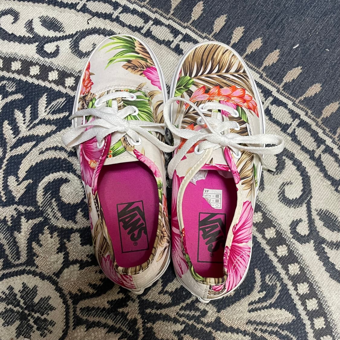 반스 (우먼) 플라워패턴 어센틱 슈즈 상품이미지3