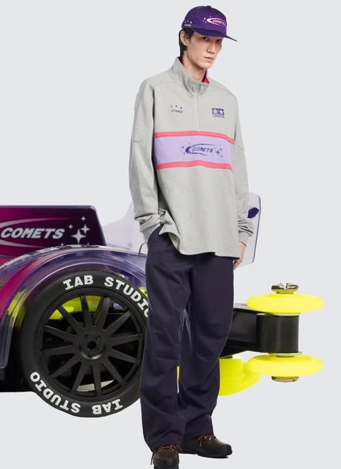 아이앱x타미야 하프집업 상품이미지1