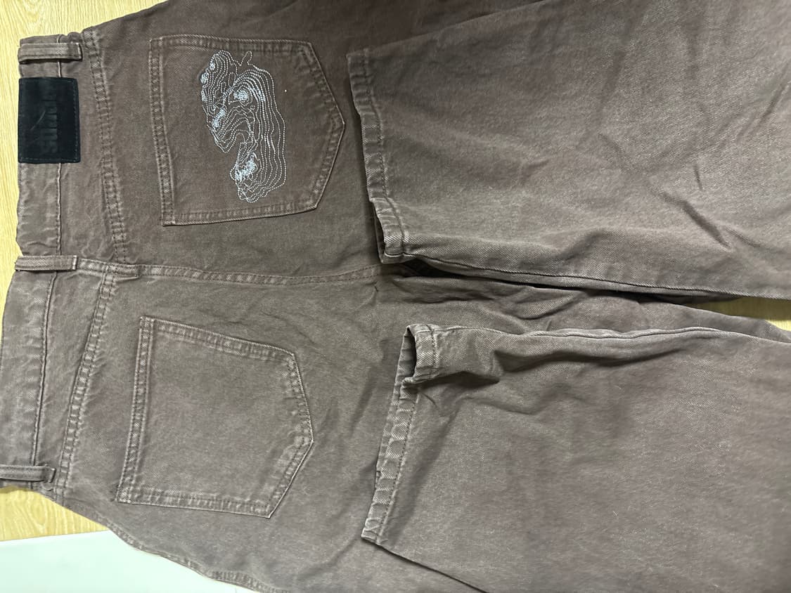 스웨이드 팬츠 상품이미지1