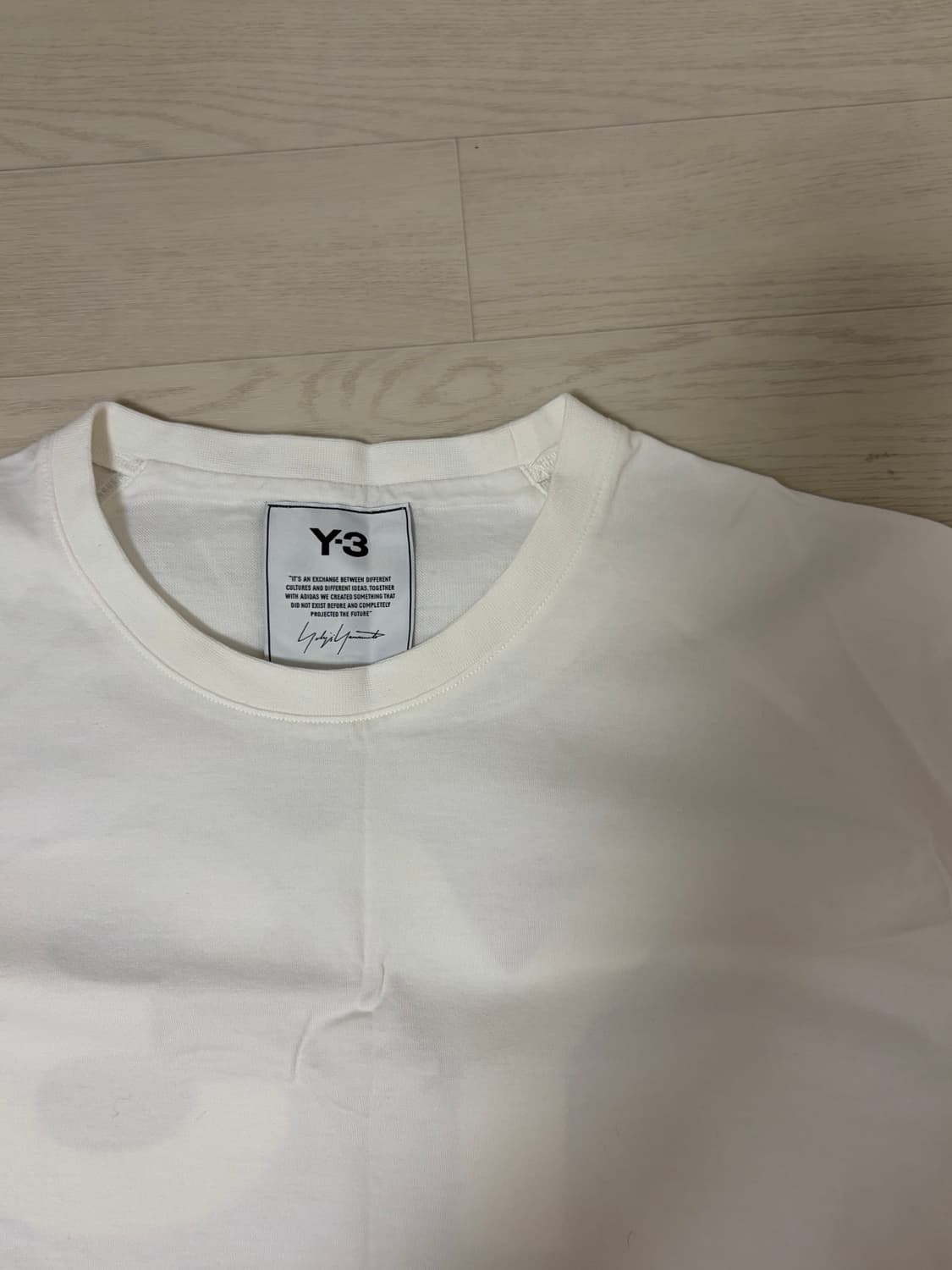 Y-3 요지야마모토 백로고 반팔 티셔츠  상품이미지1