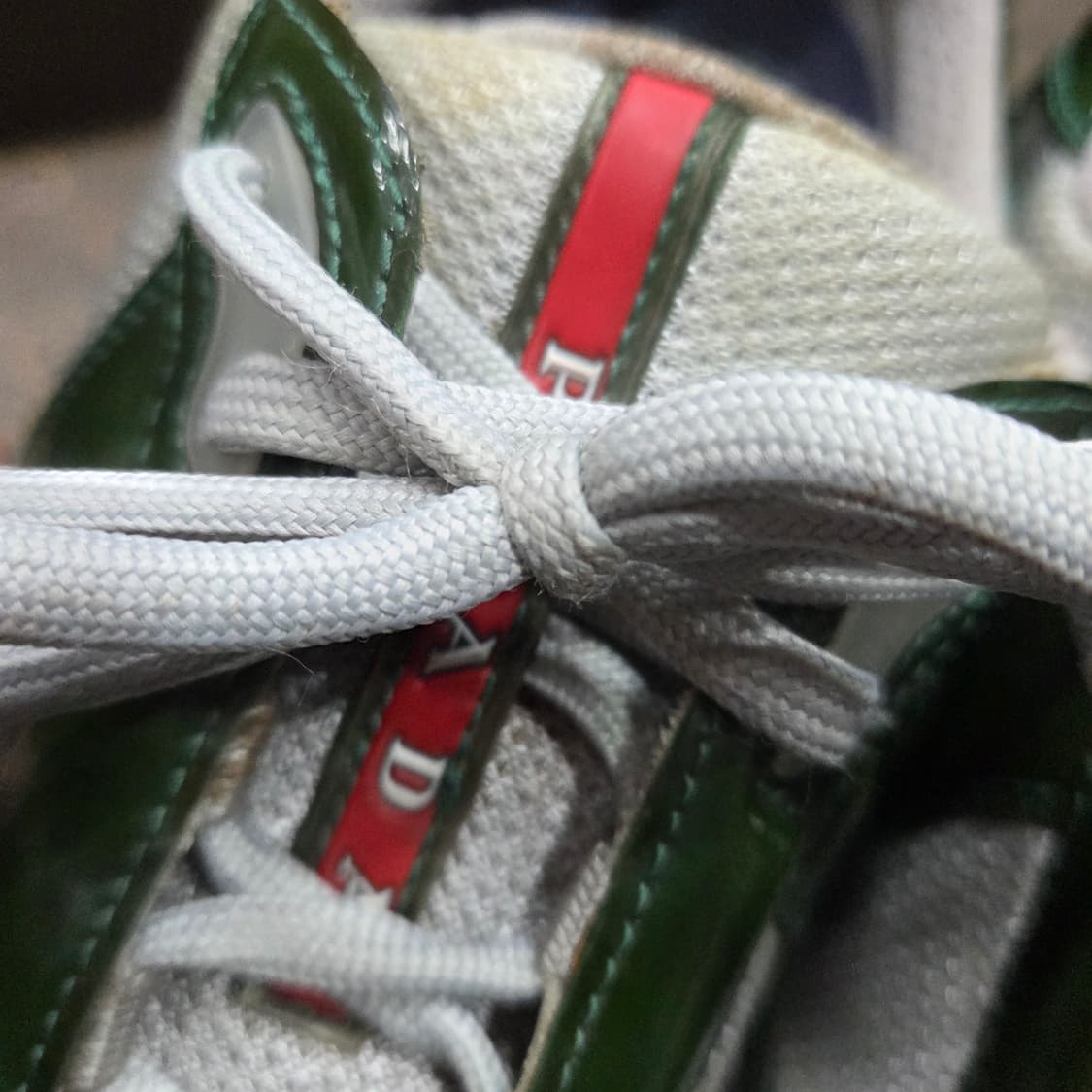 프라다 아메리카컵 그린 스니커즈 상품이미지2