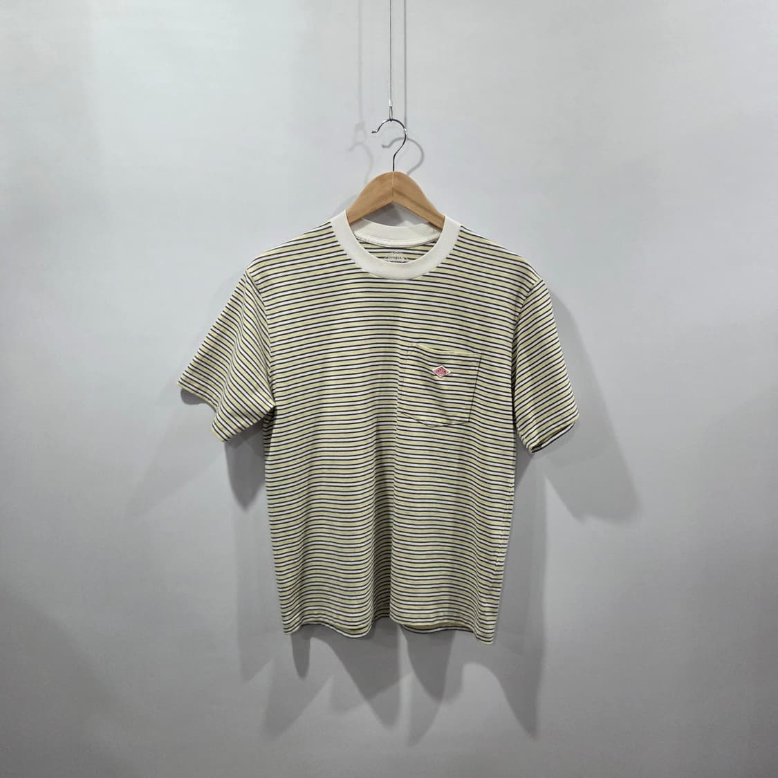 단톤 포켓 스트라이프 반팔티 S 상품이미지1