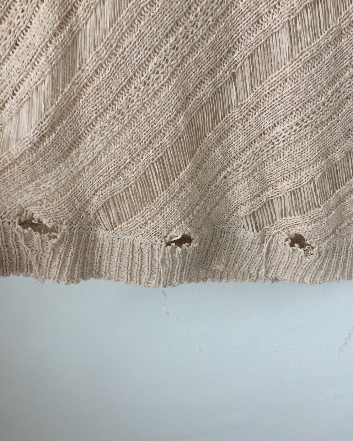 Unbalanced net knit 상품이미지3