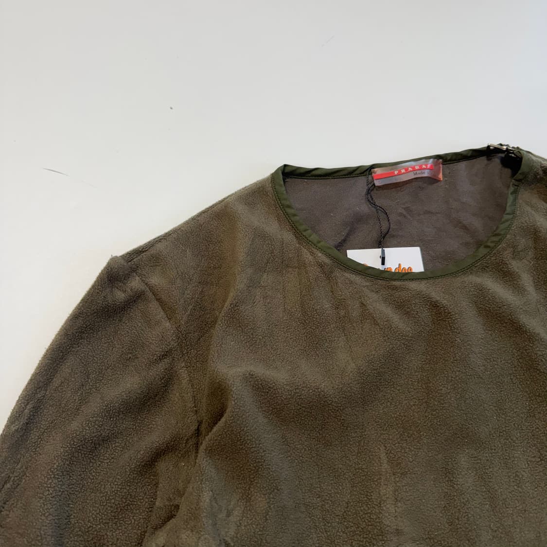 1990s 프라다 이태리 메이드 플리스 탑 상품이미지3