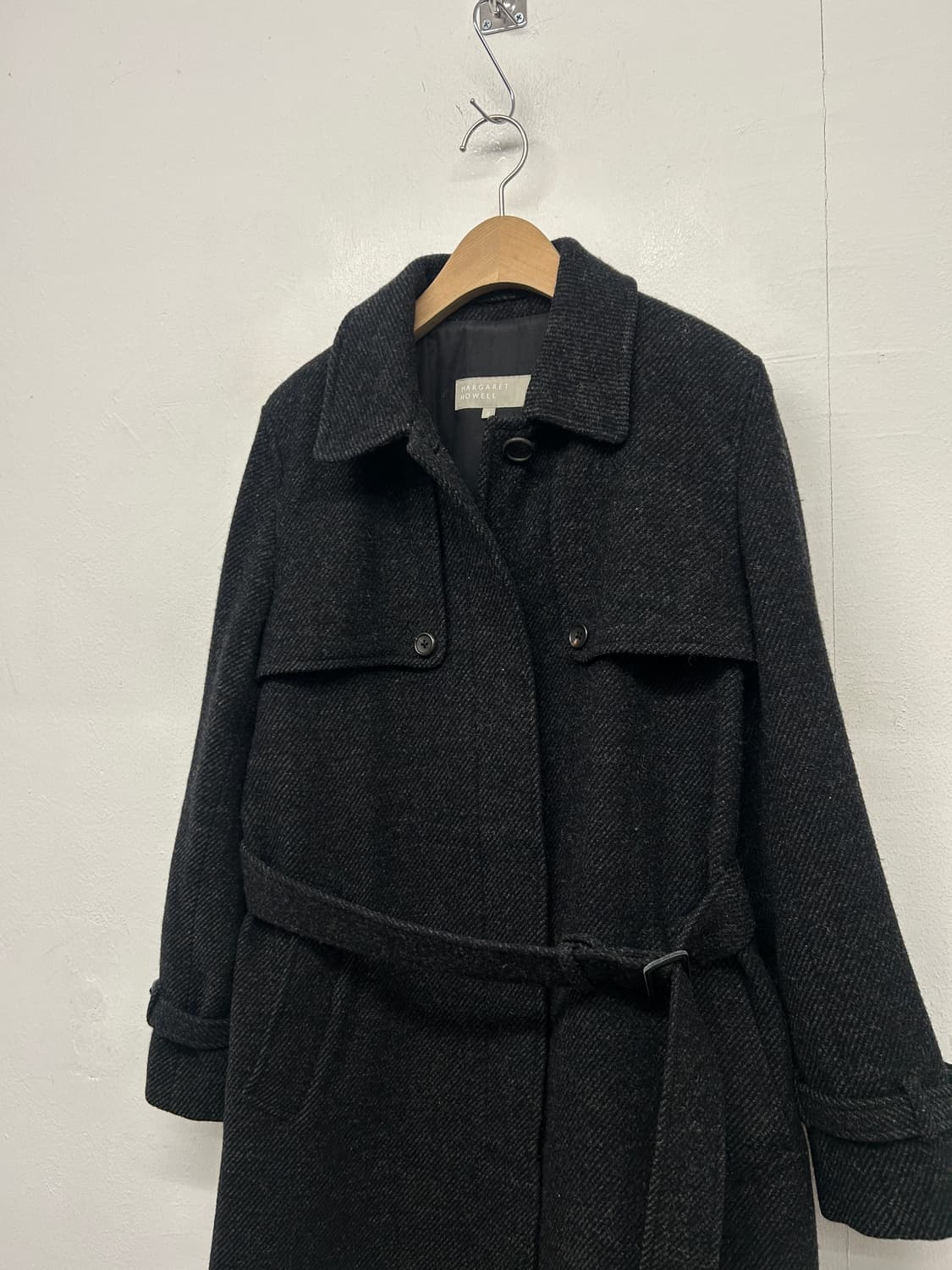 마가렛호웰 벨티드 울 코트 상품이미지2