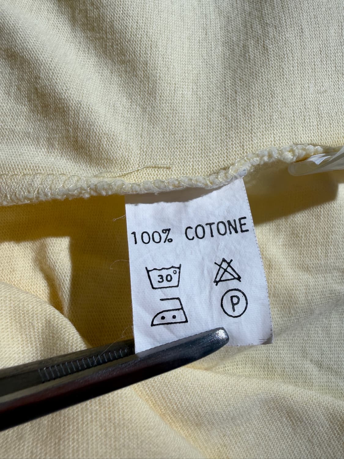 Courreges Pastel Yellow Logo T-Shirt 상품이미지7