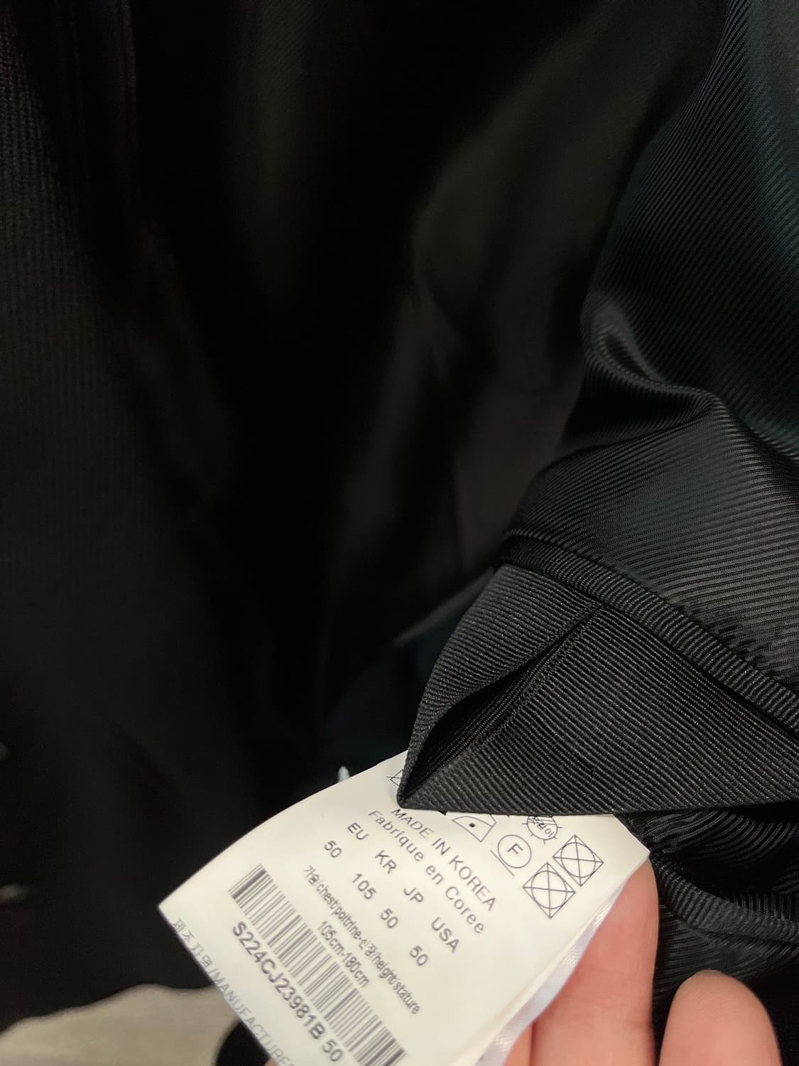 105) 솔리드옴므 오버 더블자켓  상품이미지8