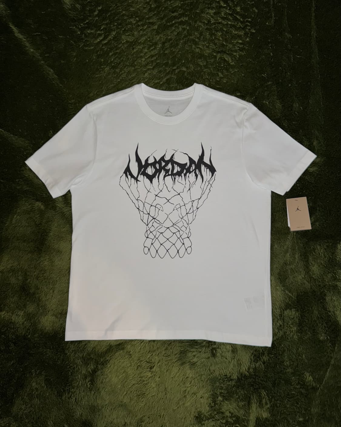 [XL-3XL] 조던 드라이핏 바스켓볼 그래픽 티셔츠 화이트 상품이미지1