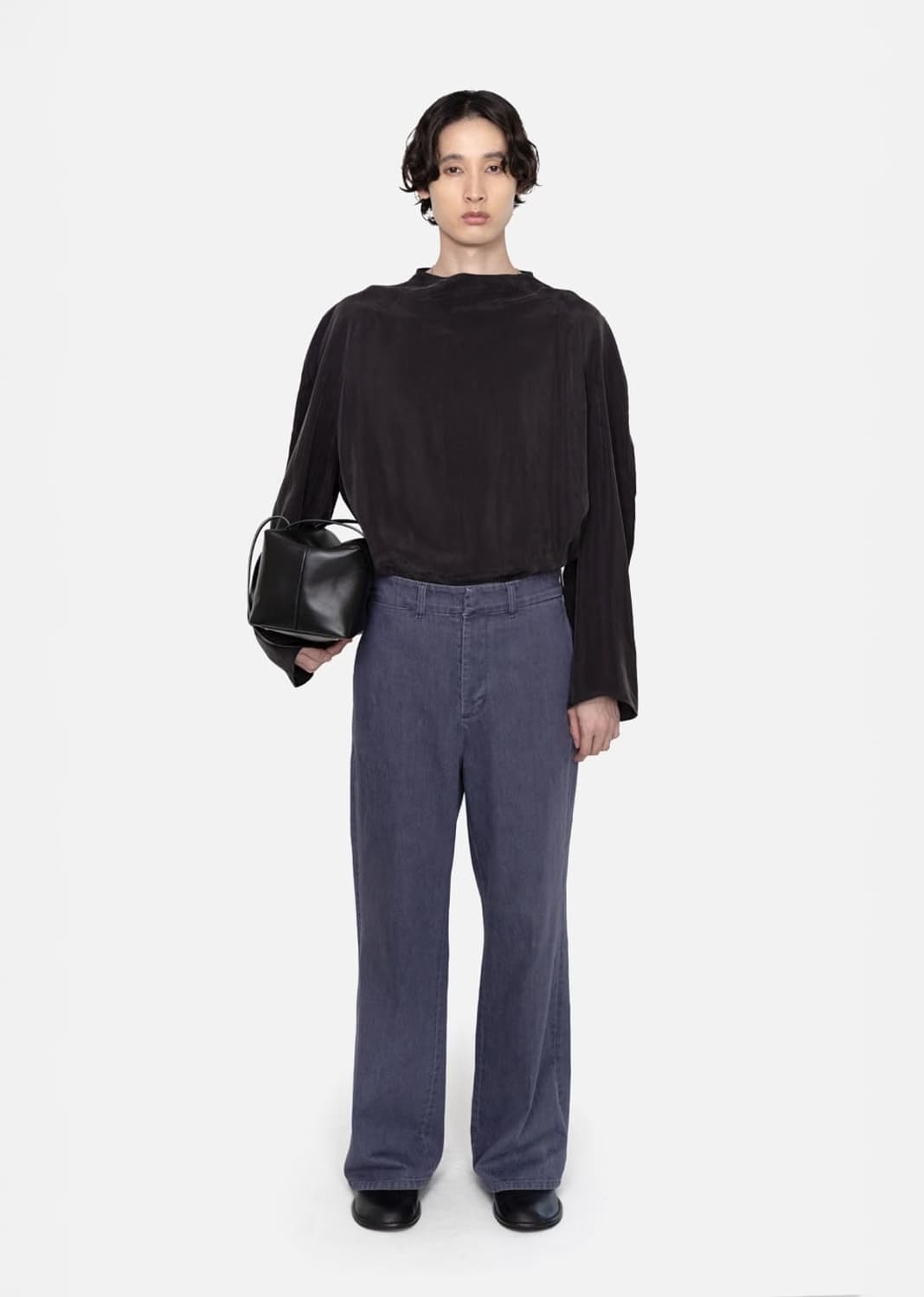 26ss 아모멘토 플레어 데님 블루 Men's Flared Denim 상품이미지1