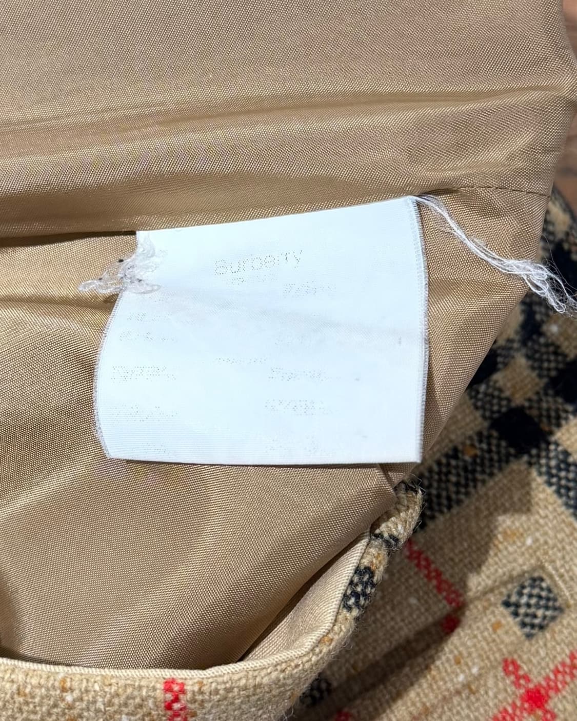 버버리 골프 베이지 노바체크 울 미니 스커트  상품이미지8