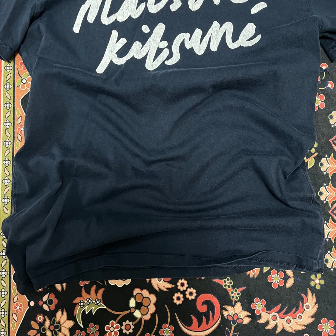 메종 키츠네 핸드라이팅 클래식 반팔티 S/90 상품이미지3