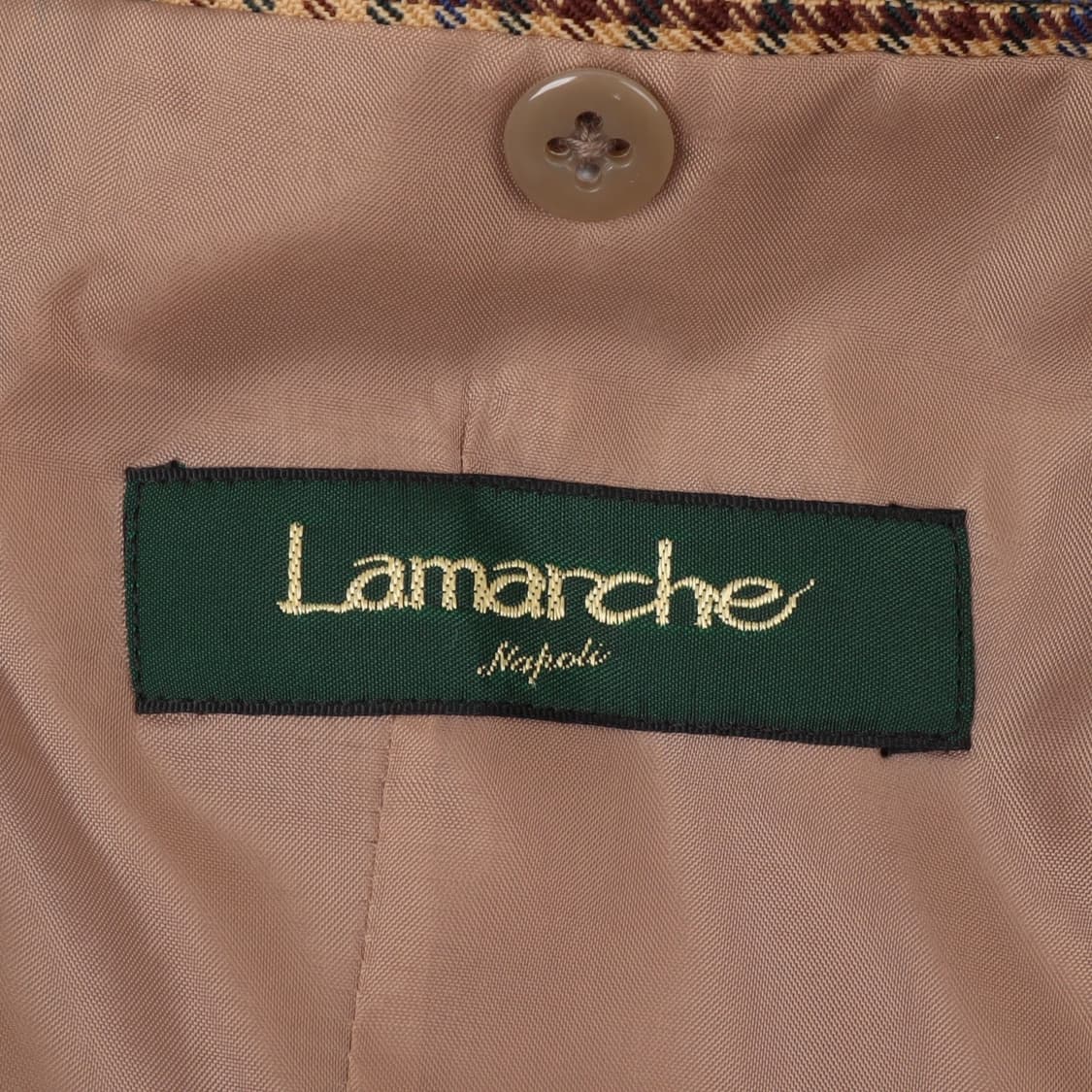 Lamarche 라마르쉐 나폴리 우븐 울 하운드투스 체크 블레이저 자켓 상품이미지7