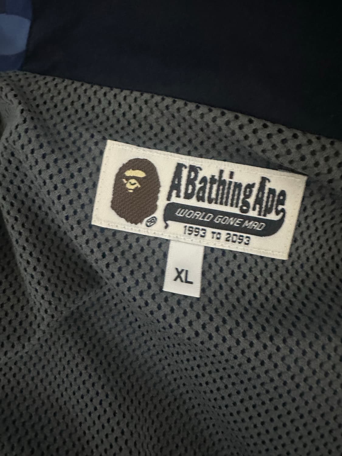 베이프 컬러 카모 후디 자켓 XL 상품이미지4