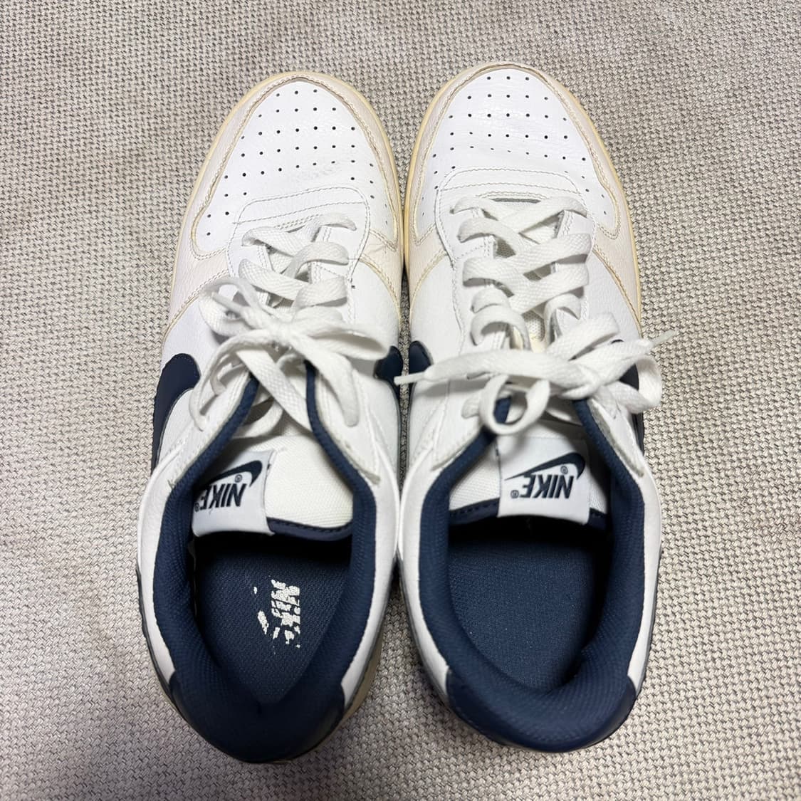 나이키 올드스쿨 덩크 흰/남 스니커즈 상품이미지2