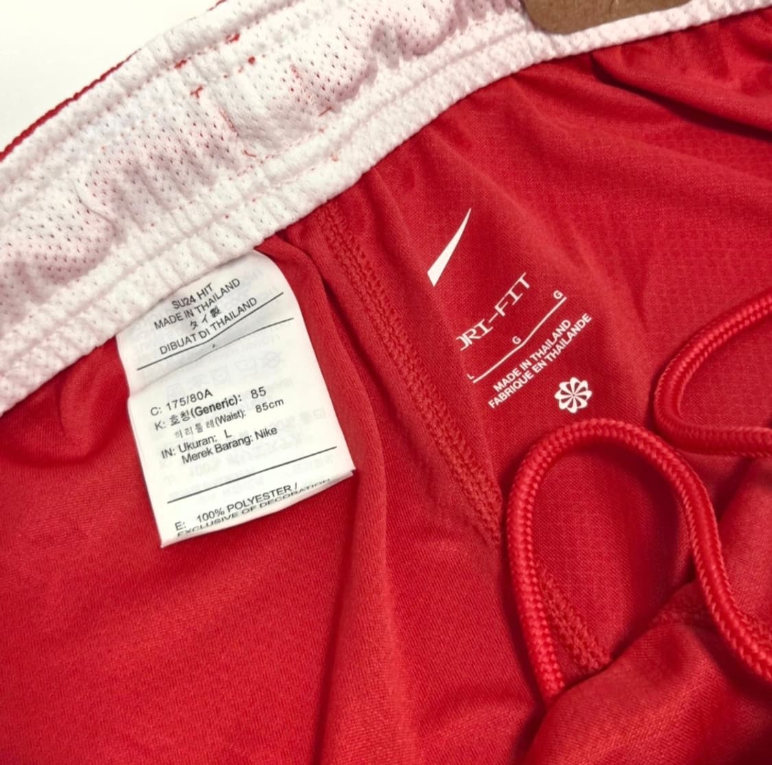 (새상품/L)나이키 대한민국 홈 쇼츠 드라이핏 축구 국대 유니폼 바지 상품이미지5