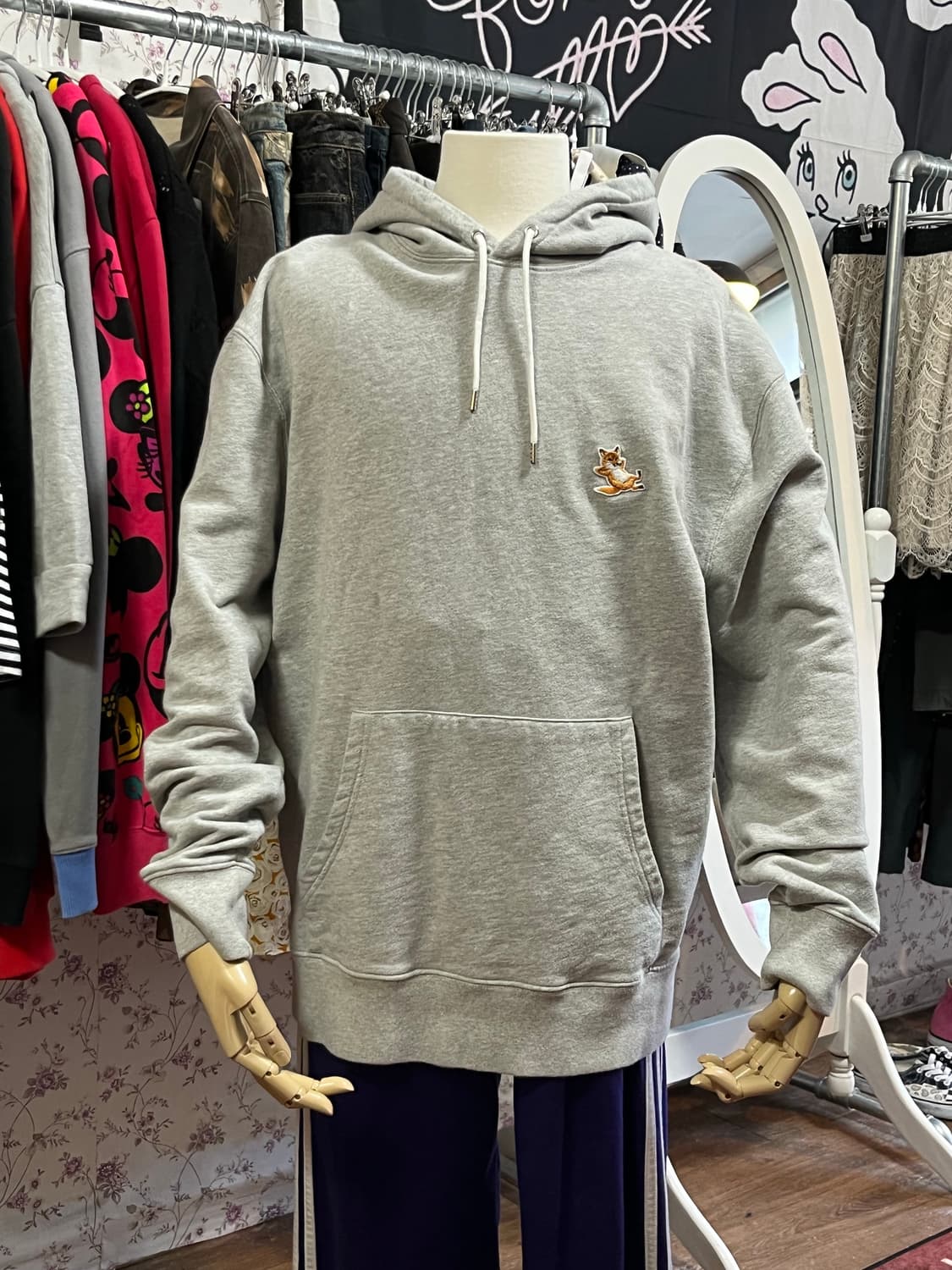 메종키츠네 칠랙스 폭스 패치 클래식 후드 상품이미지1