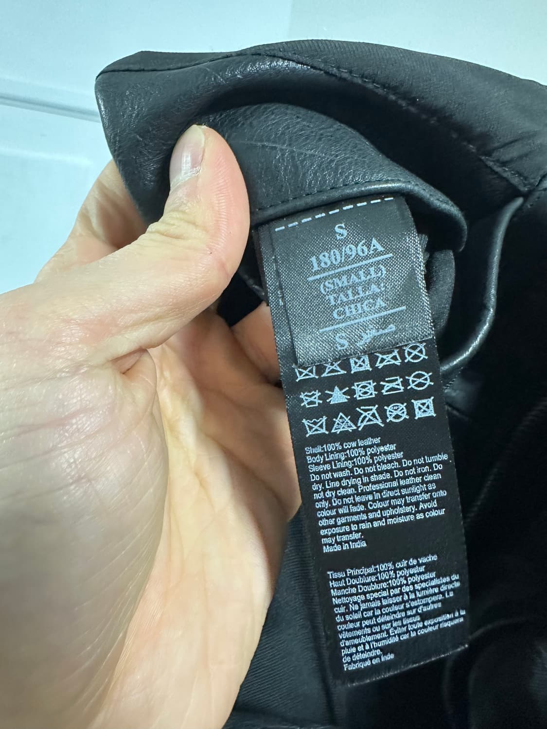 올세인츠 카우레더 싱글라이더자켓 상품이미지4