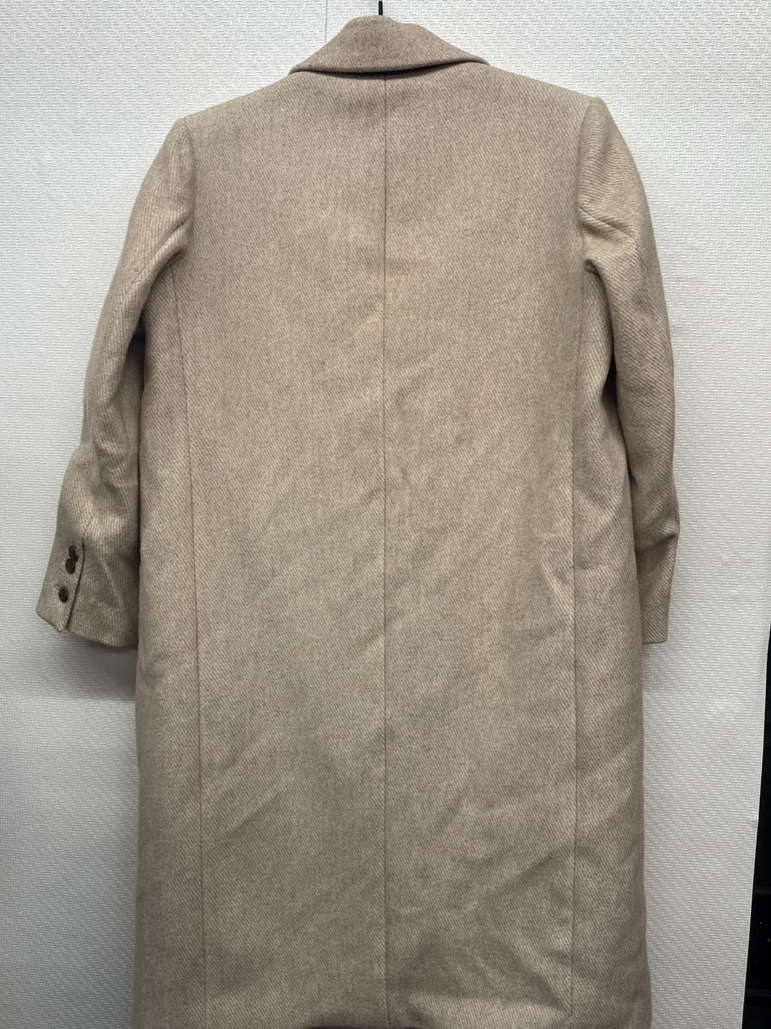 한섬 더 캐시미어 울혼방 헤링본 코트 M 상품이미지4