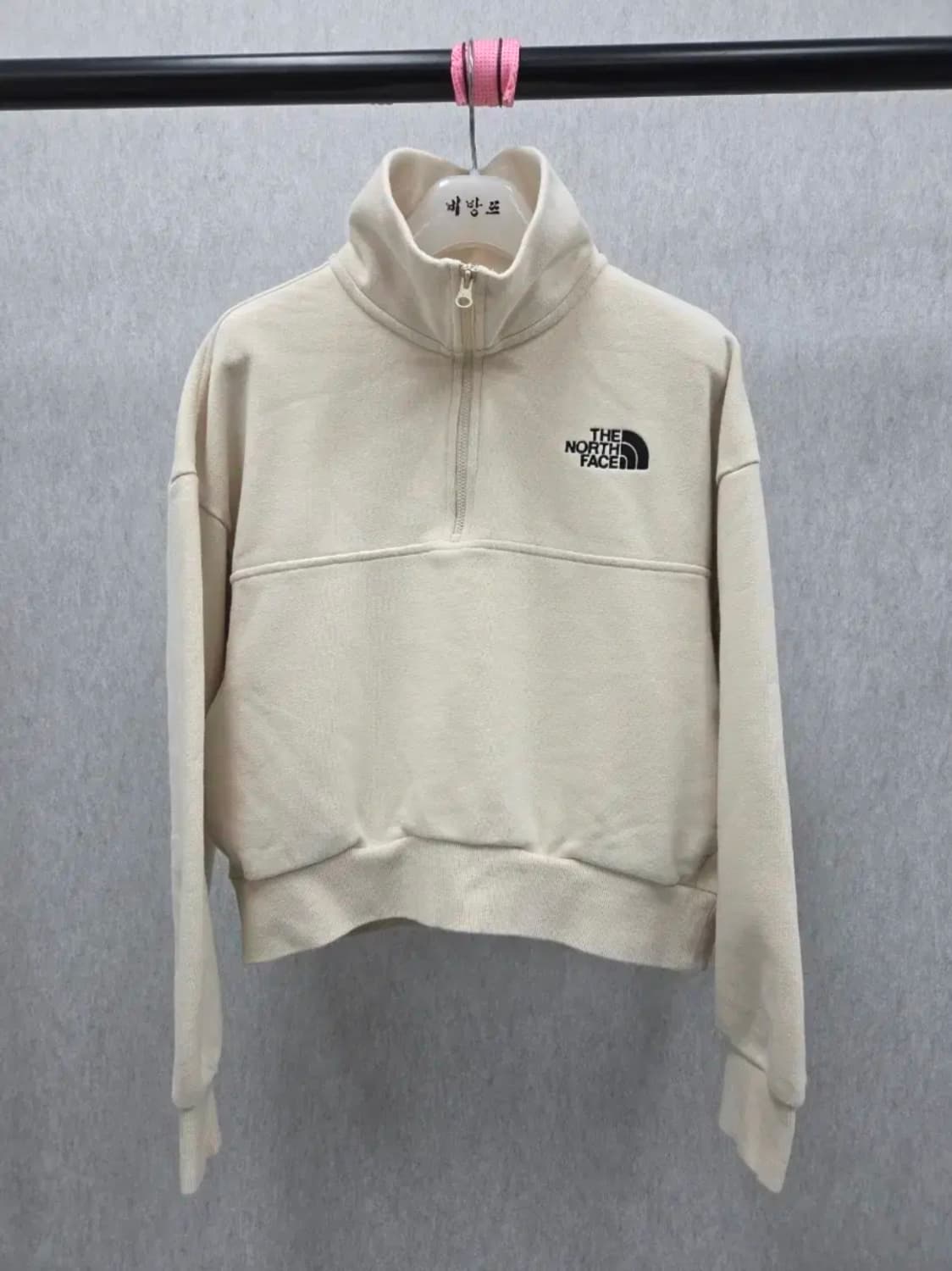 여성 92 노스페이스 반집업 크롭 긴팔 상품이미지5
