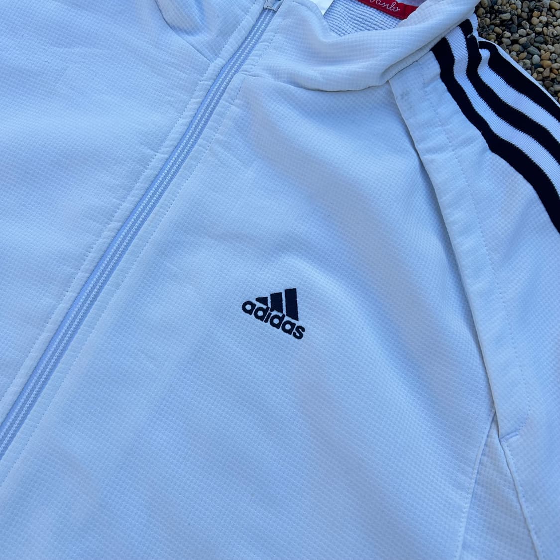 아디다스(ADIDAS) 우븐 트랙탑 화이트 바람막이 상품이미지4