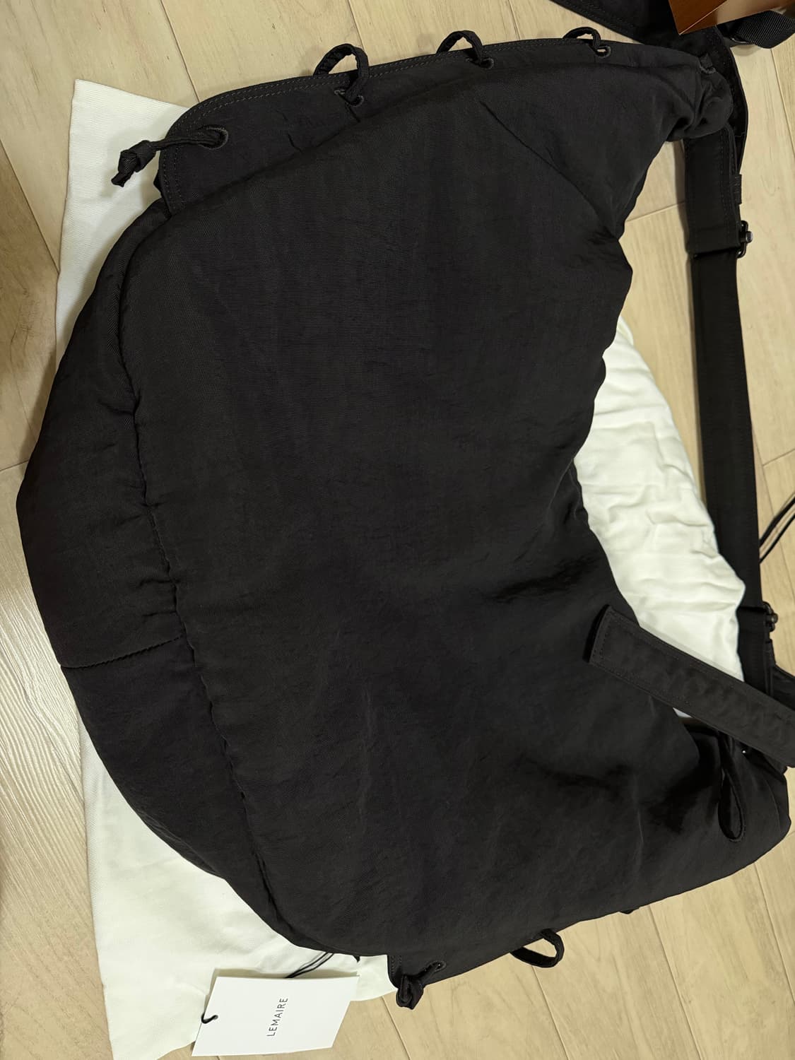 르메르 소프트 게임백 라지 다크초콜릿 상품이미지2