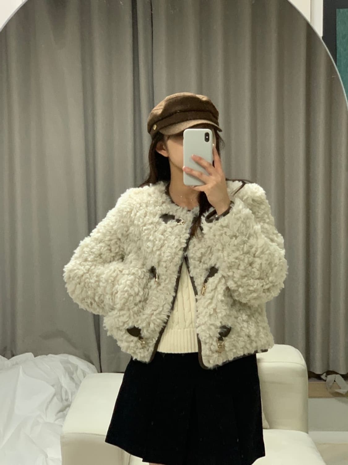 르베이스먼트 Scott Wool Margot Hat - 브라운 상품이미지3