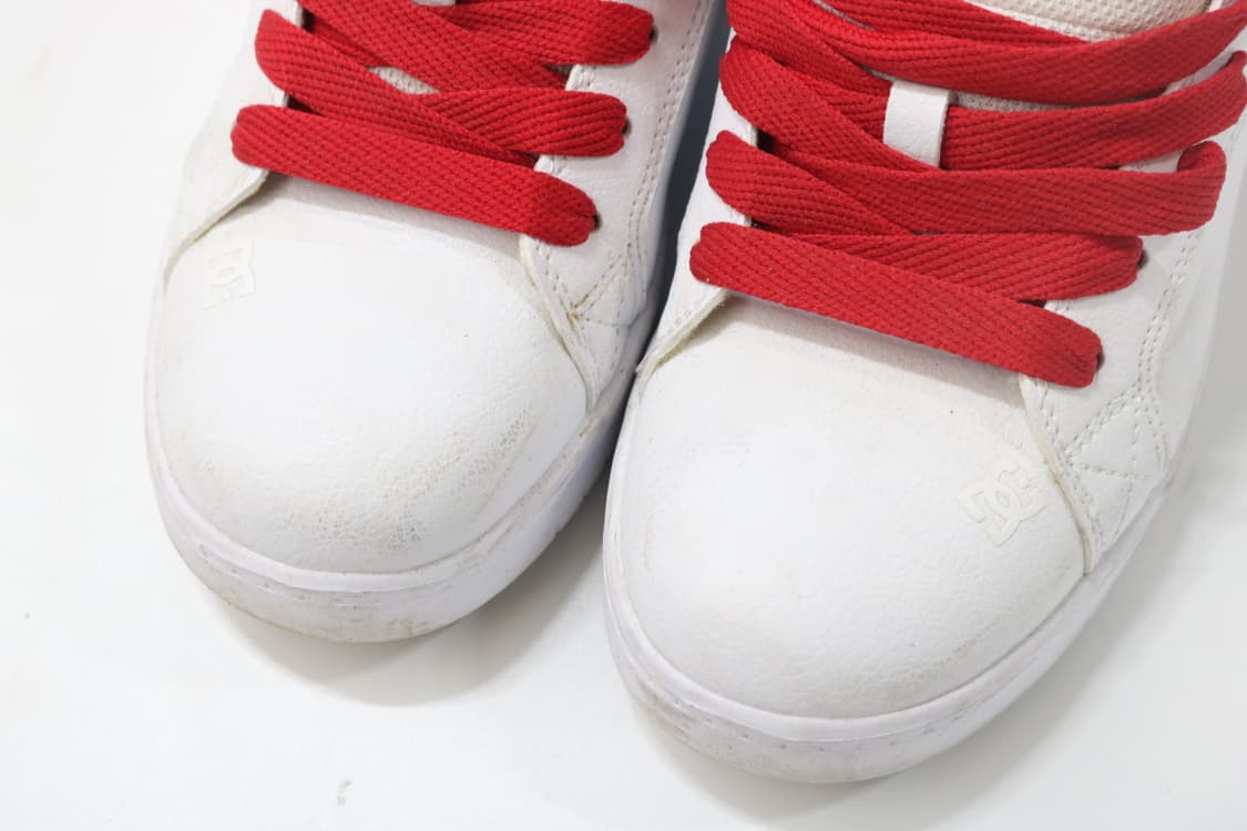 DC Shoes 디씨슈즈 코트 그래픽 라이트 화이트 레드 스니커즈  상품이미지4