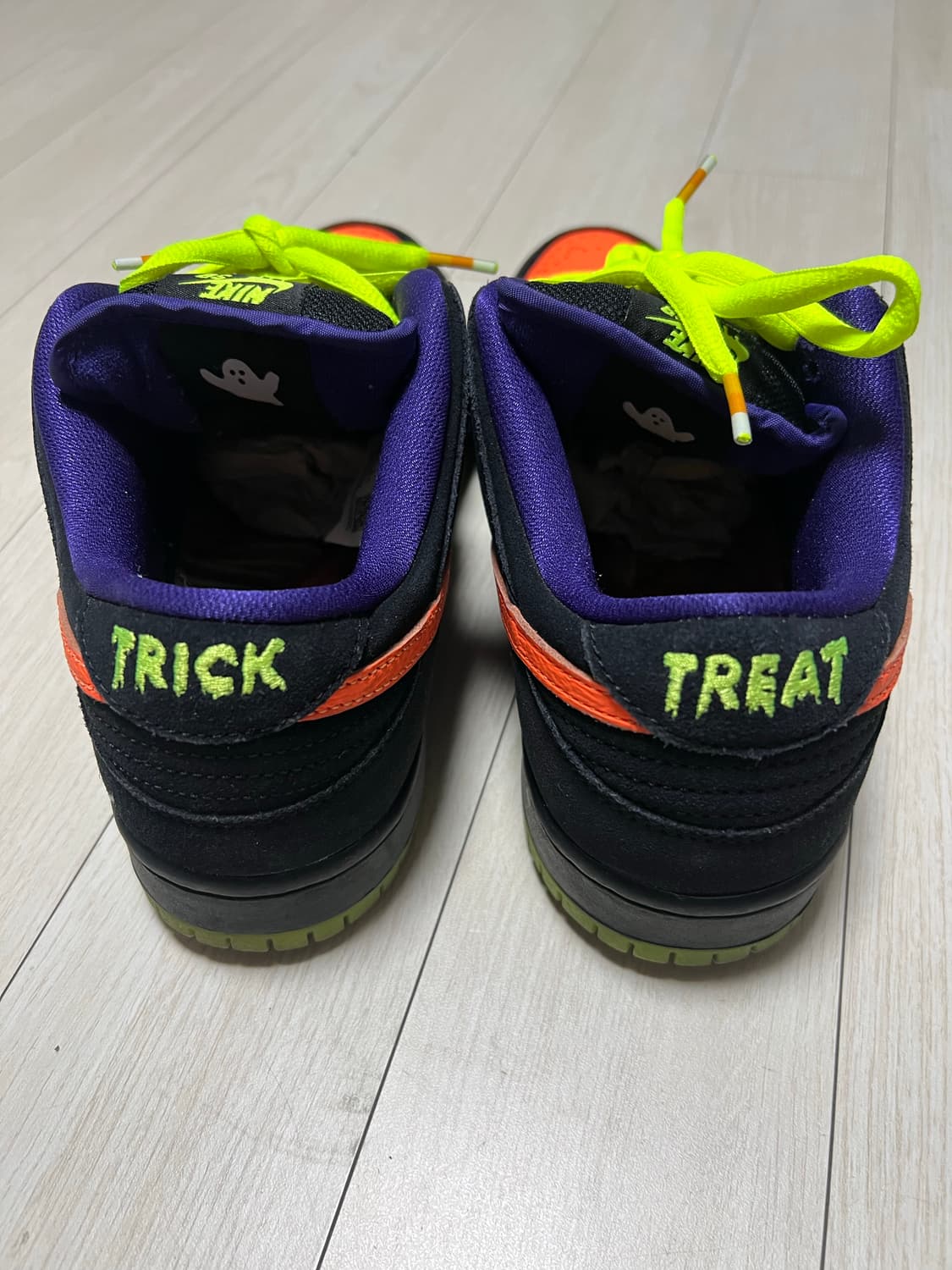 나이키 SB 덩크 로우 프로 할로윈 블랙 오렌지 260사이즈 상품이미지4