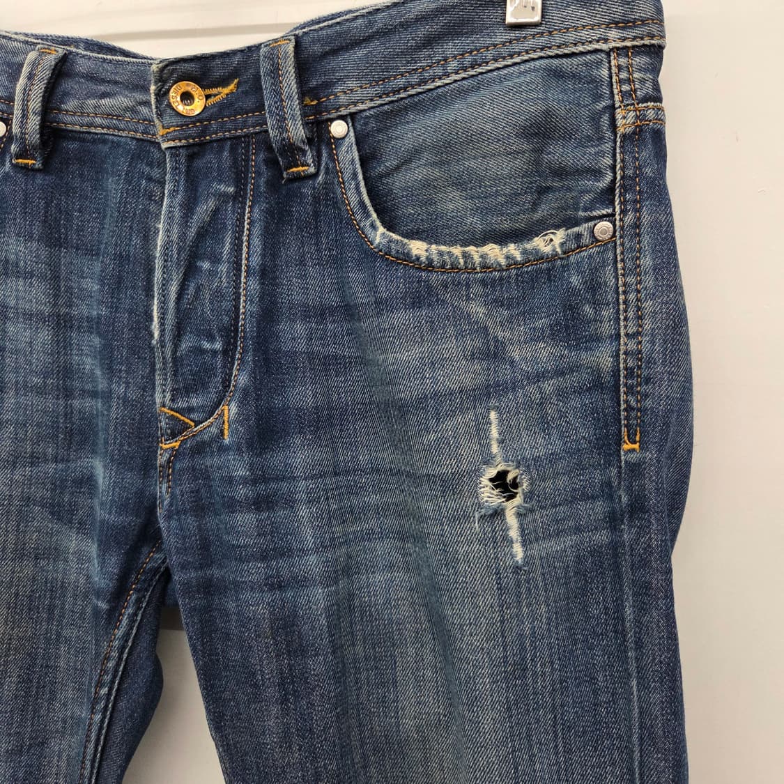 디젤 데님 청바지 데미지 워싱진 31in 상품이미지2