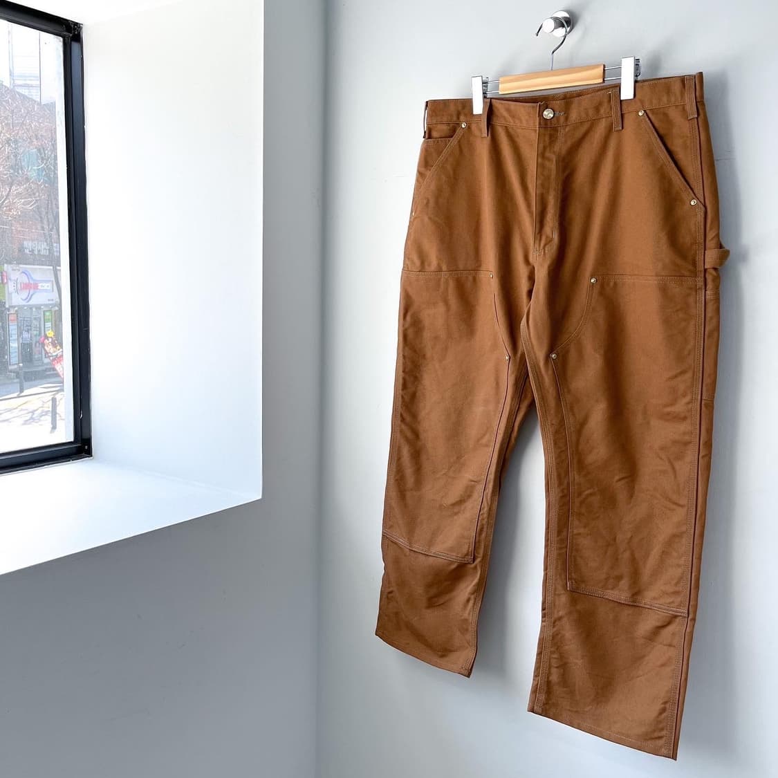 칼하트 해밀턴 브라운 더블 니 워크 카펜터 팬츠 상품이미지4