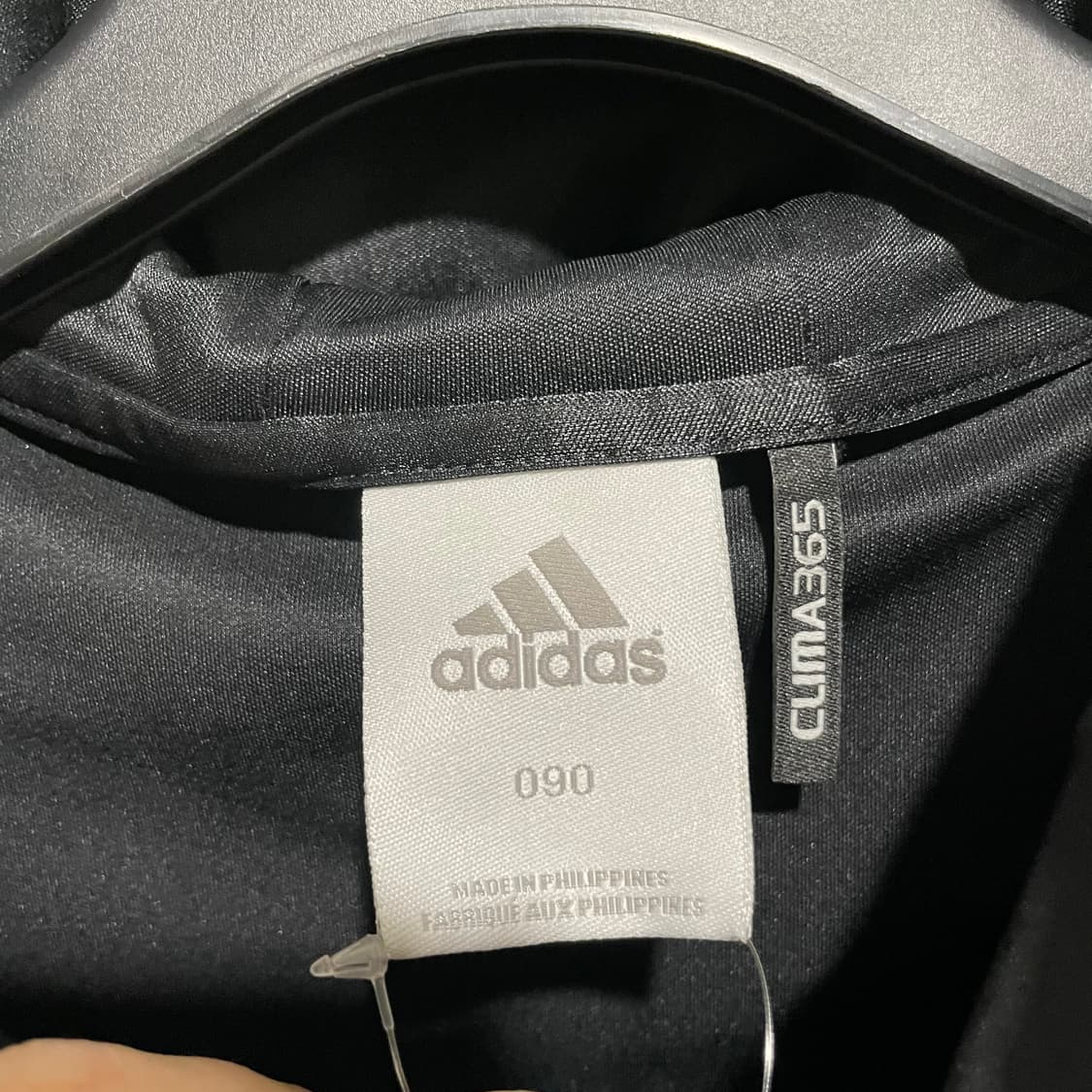 아디다스 져지 후드집업 블랙 상품이미지4