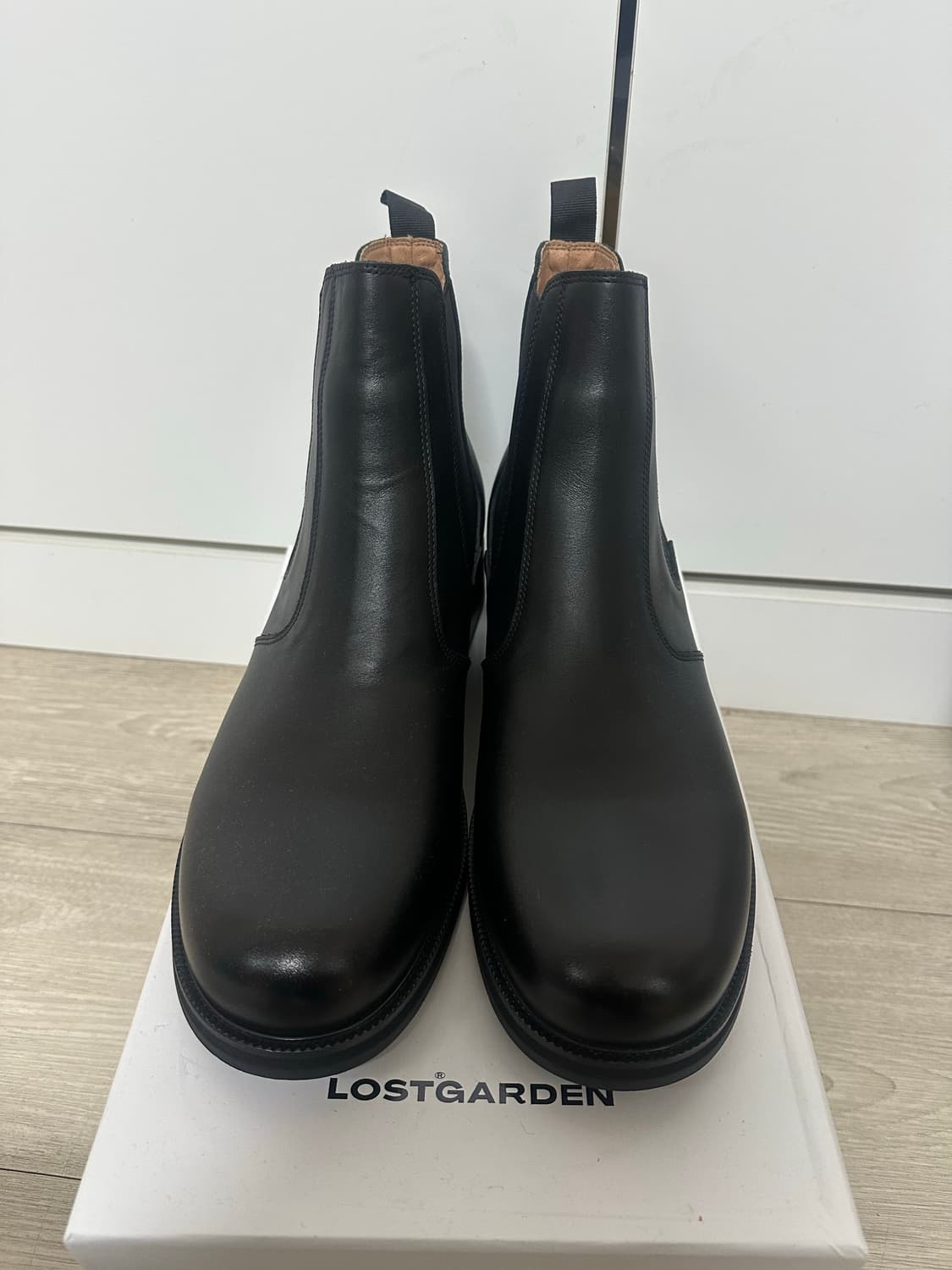 [텍 제거 새상품] 식스핏 3FT 5CM 소가죽 첼시부츠 280 상품이미지3