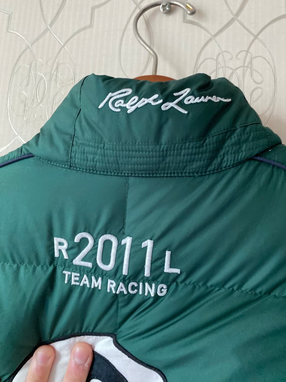 폴로 RL RACING 패딩 그린 M 상품이미지4