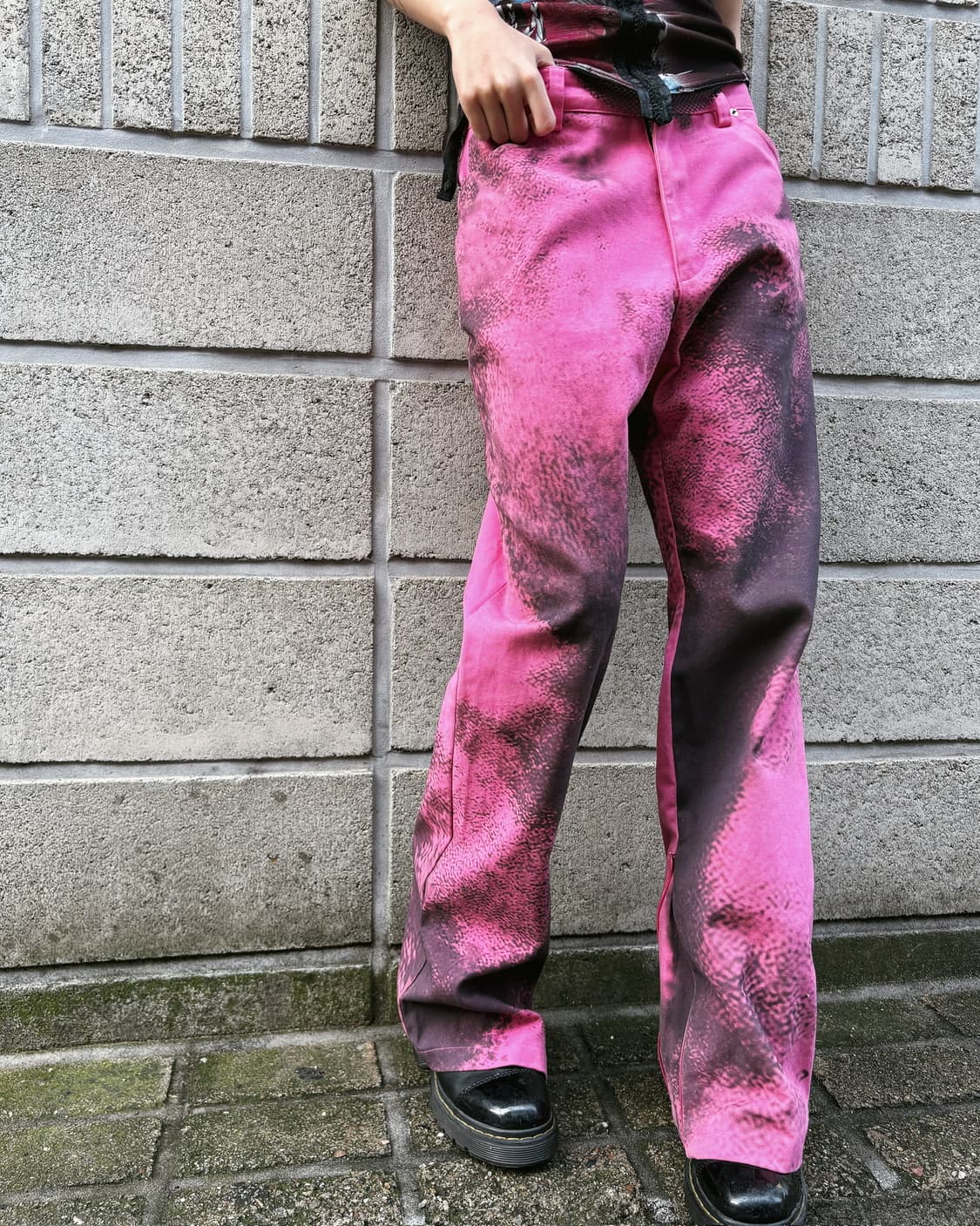 나체 스프레드 트윌 집업 부츠컷 팬츠 상품이미지3