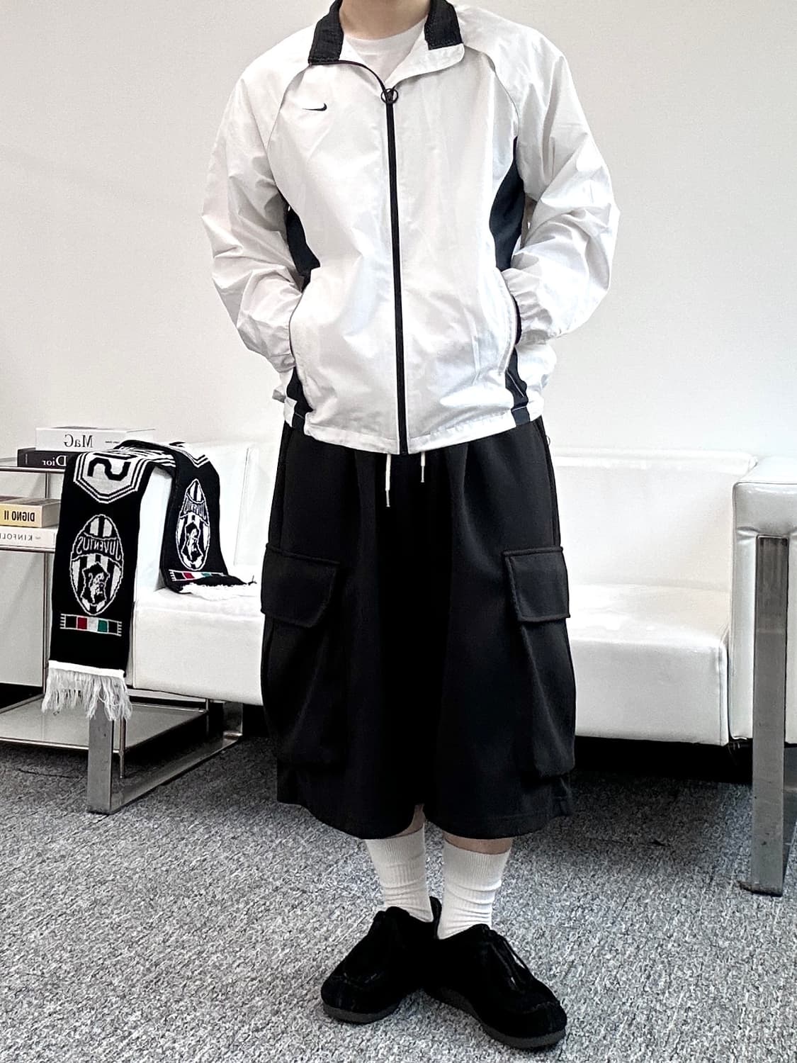 나이키 올드스쿨 오레오 바람막이 L  상품이미지4