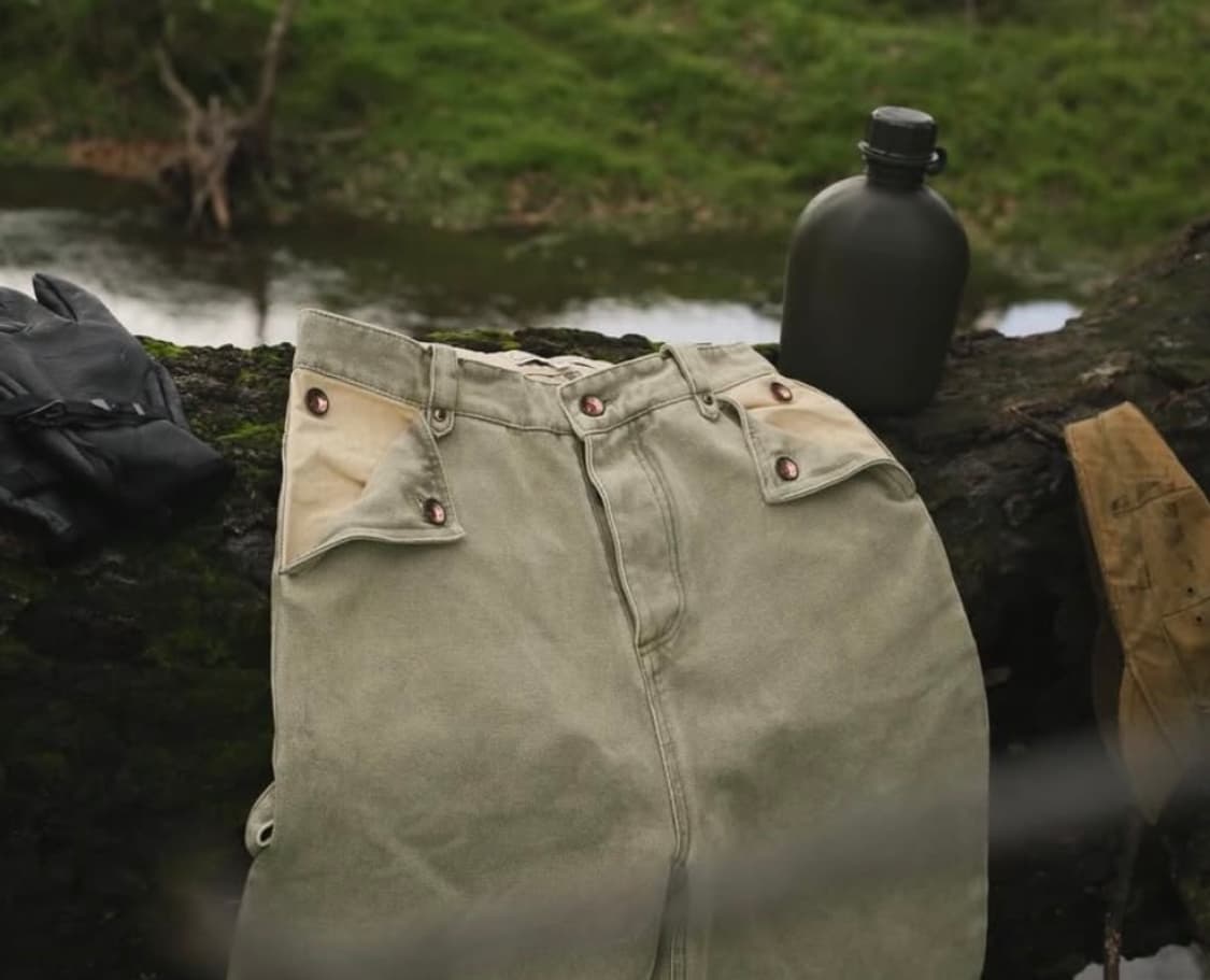 SAGE GREEN 워크 팬츠 POTTER PANTS 32 상품이미지7