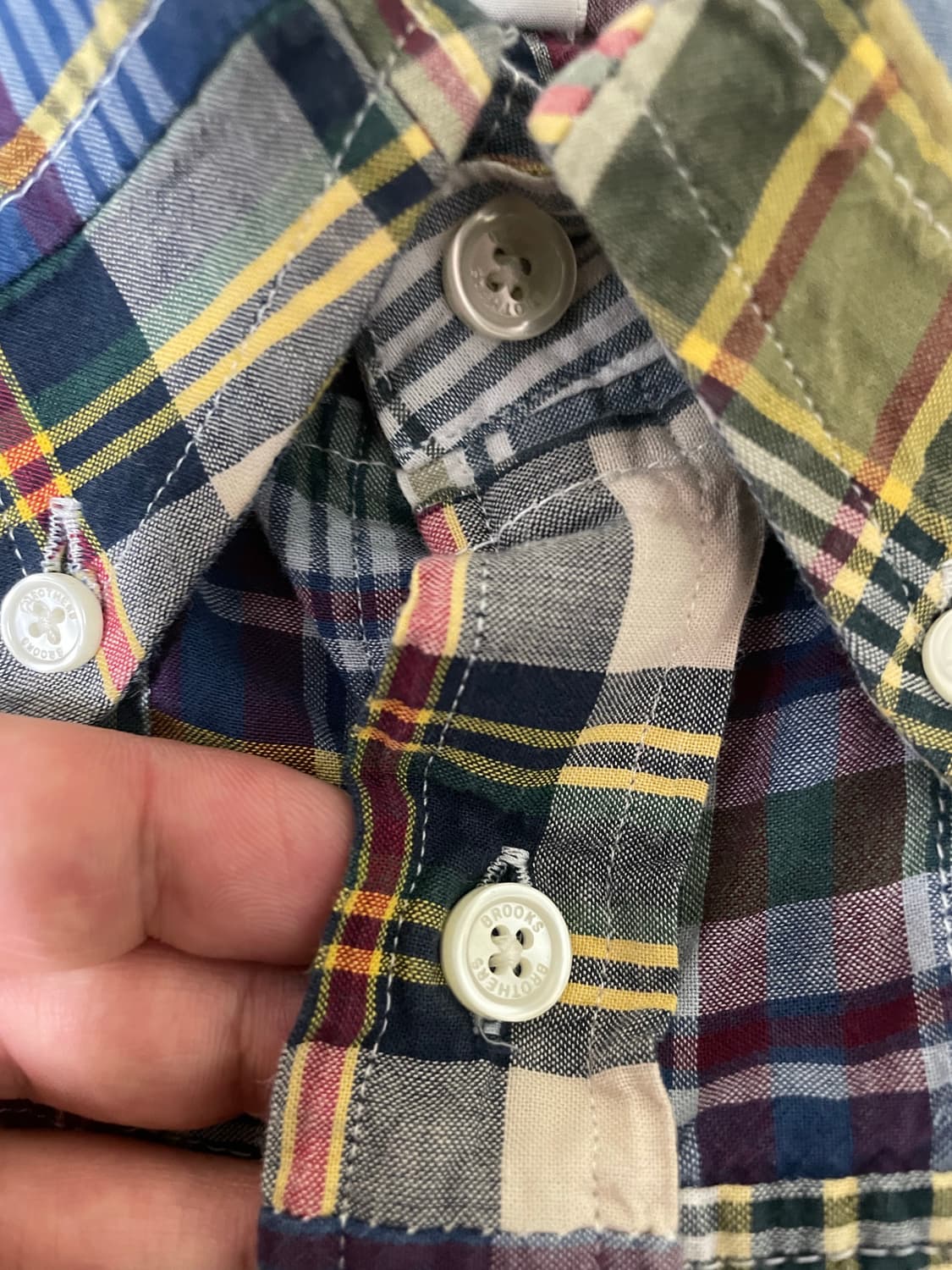 브룩스브라더스 마드라스 패치워크 / m 상품이미지5