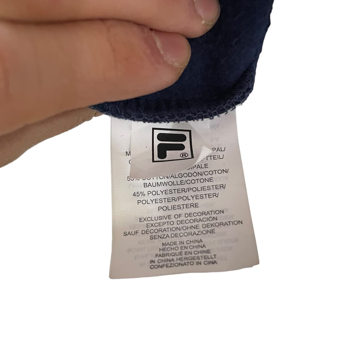 휠라 배색 후드 집업 상품이미지6