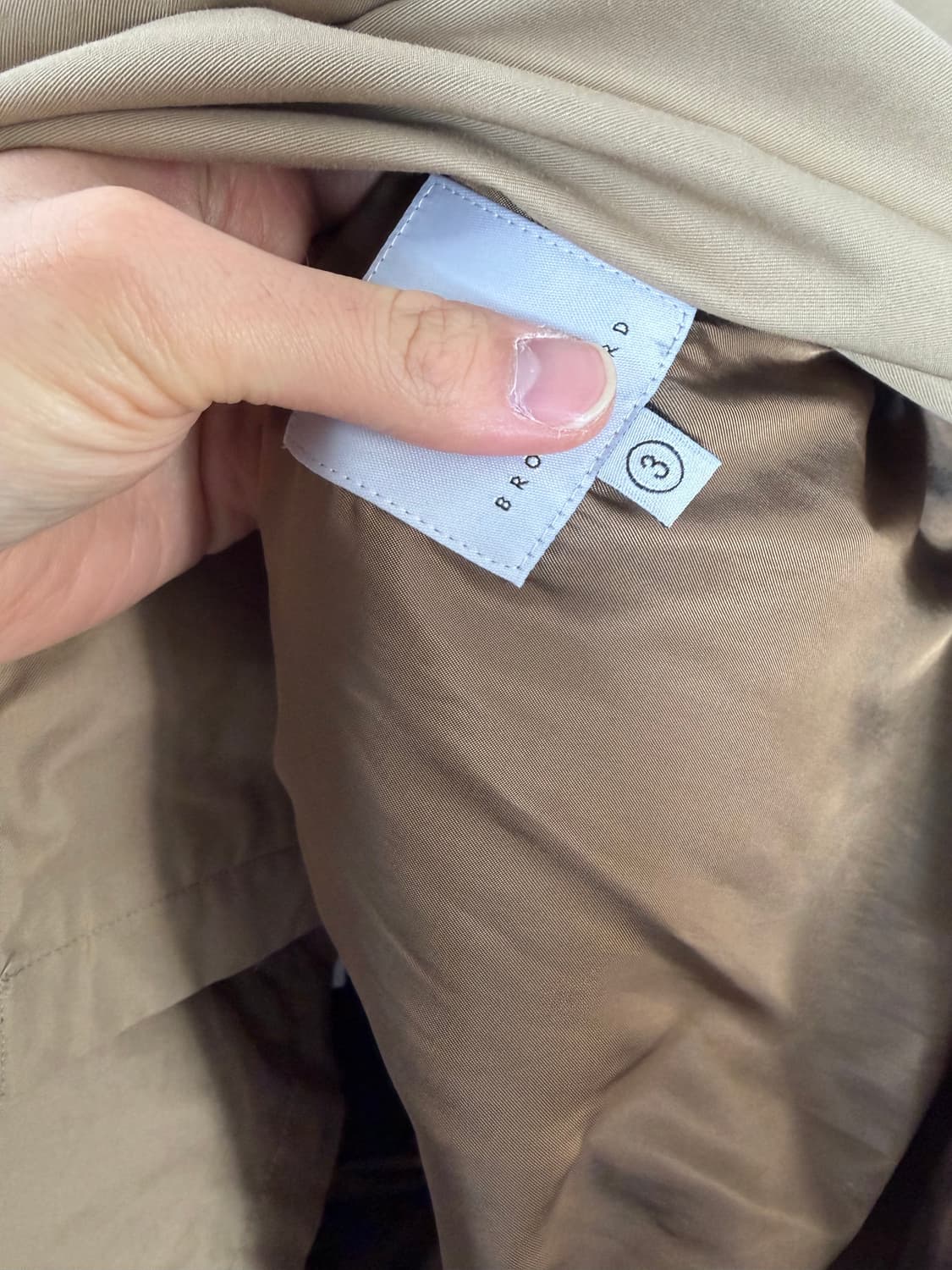 브라운야드 트렌치코트 브라운야드트렌치코트 브라운야드자켓 상품이미지3