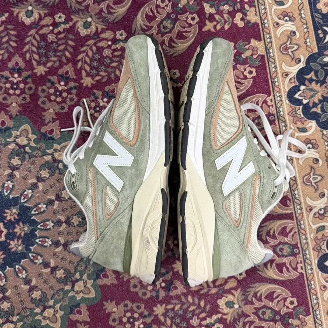 New Balance 990v4 Made in USA Olive 상품이미지2