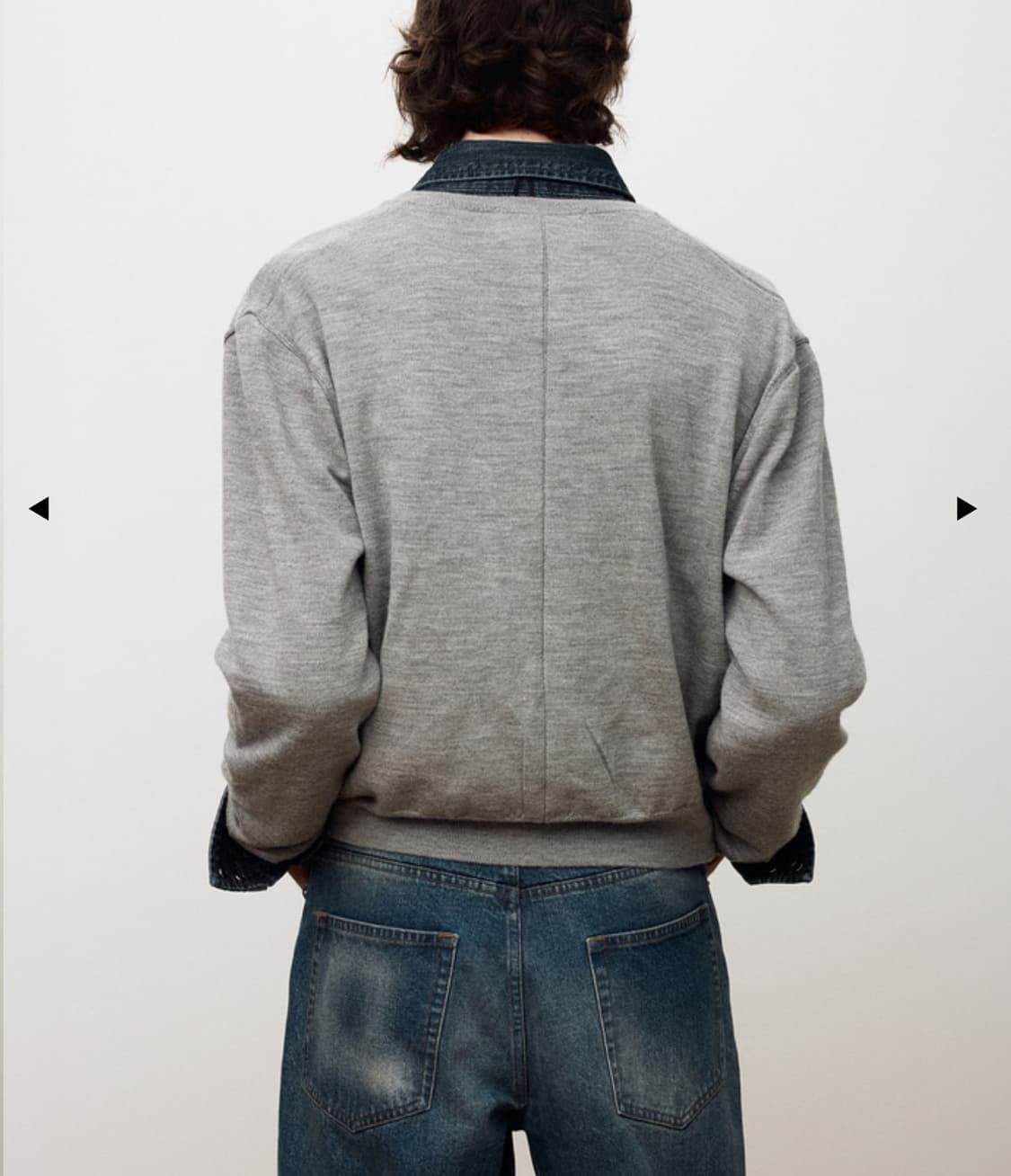 토니웩 슈퍼 파인 울 크롭 가디건 상품이미지3