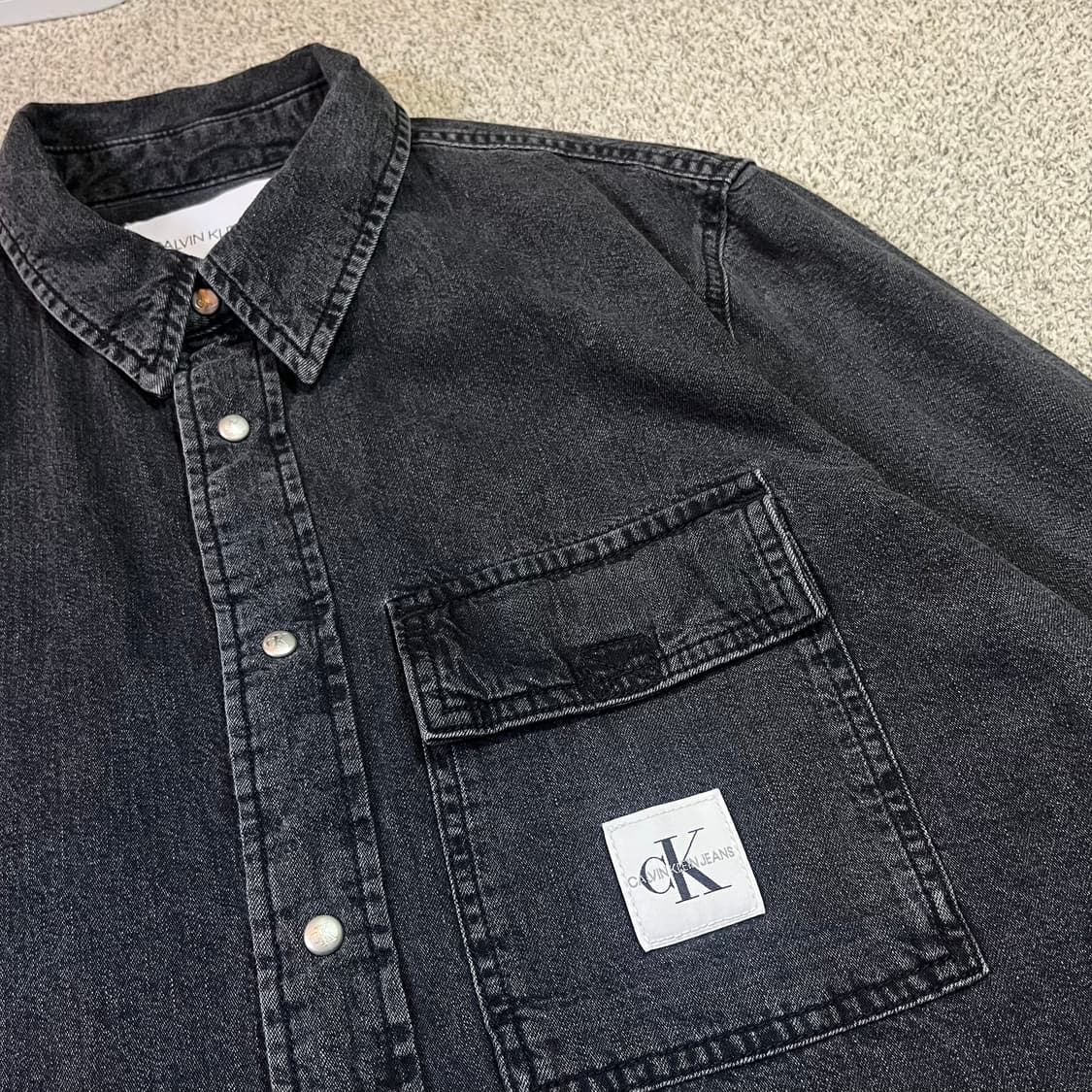 캘빈클라인 진스 데님 셔츠 상품이미지2