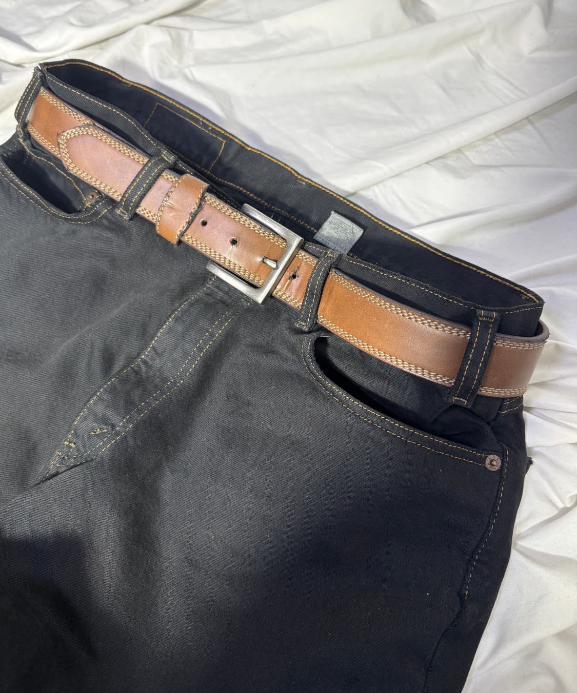 랭글러 레더 벨트 상품이미지1