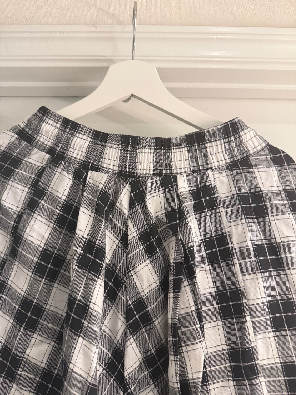 testmechanism 체크 플레어 치마바지 상품이미지3