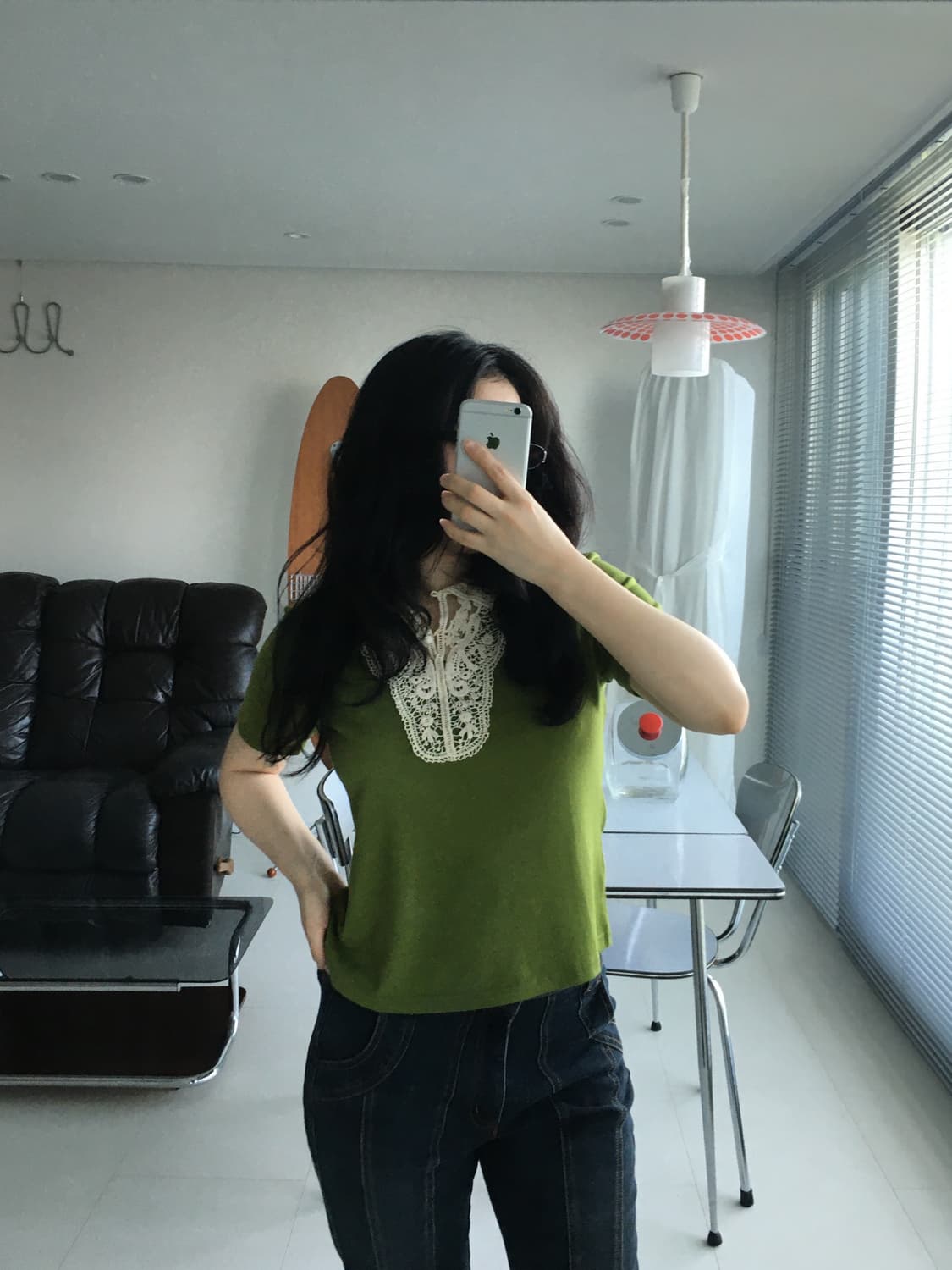 lace collar tee 상품이미지4