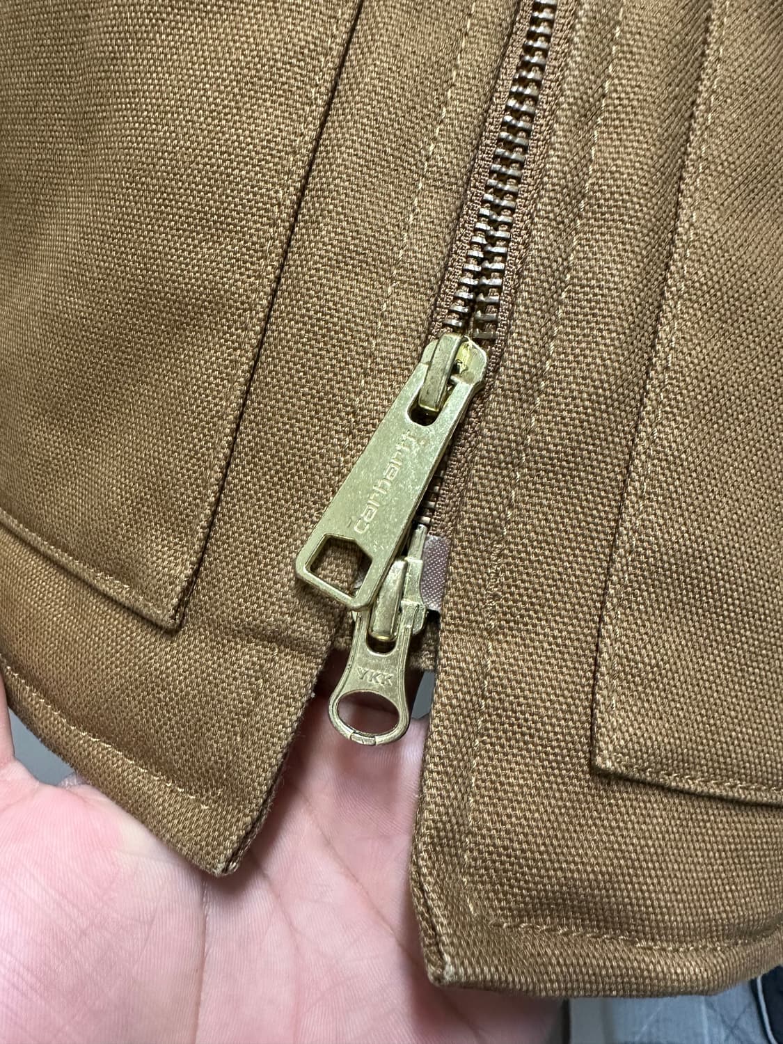 칼하트 브라운 조끼 L 상품이미지3