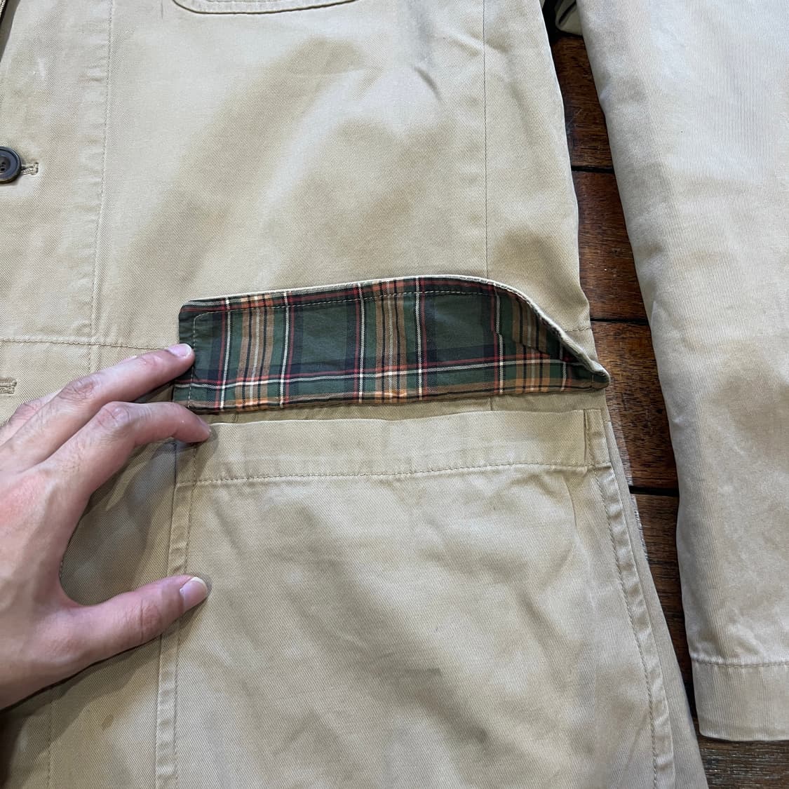 폴로 랄프로렌 3버튼 코튼 블레이저 자켓 상품이미지7