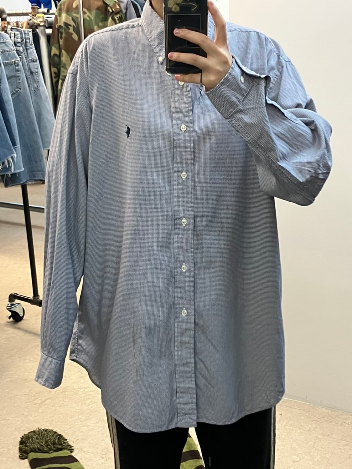 POLO 폴로 랄프로렌 체크 셔츠 야머스핏 상품이미지1