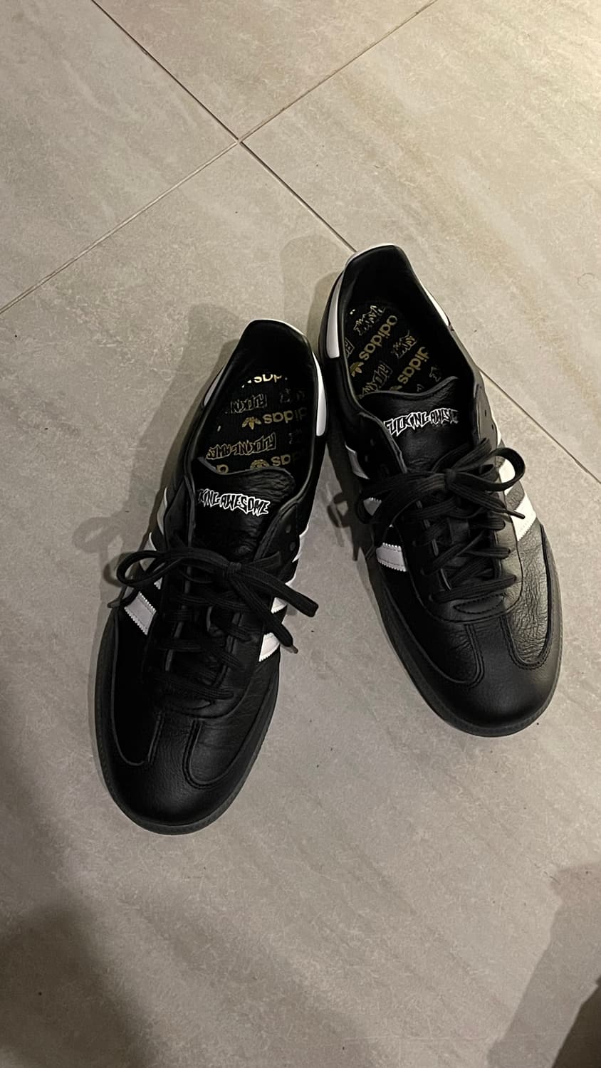 아디다스 x 퍼킹 어썸 삼바 코어 블랙 270 상품이미지1