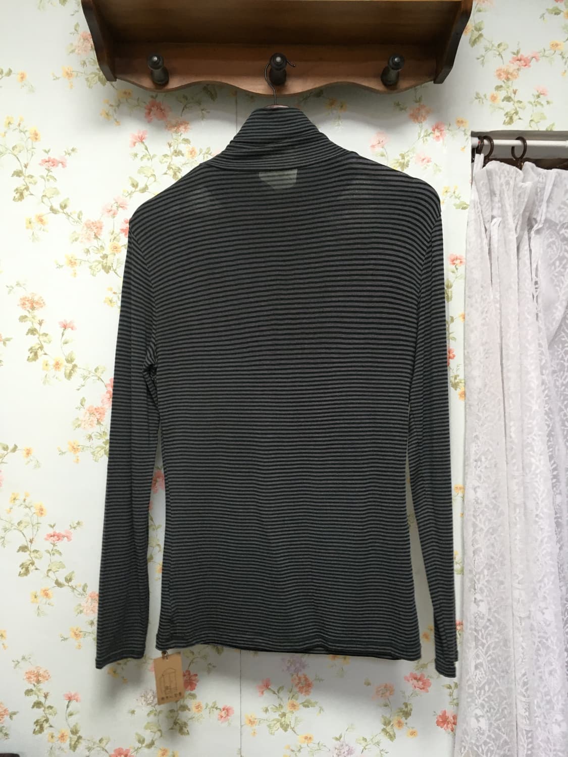 빈티지 스트라이프 목폴라 상품이미지2